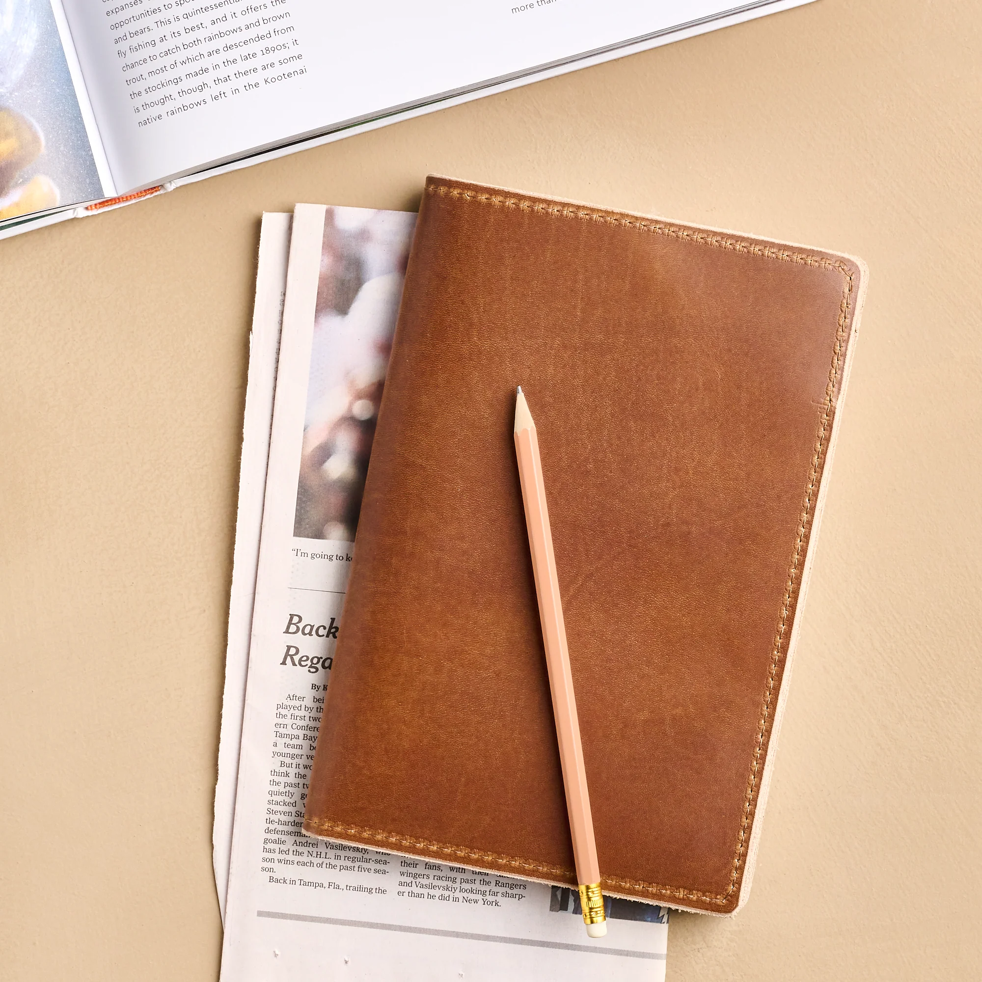 16 Leather Small Pad Folio - Image 2