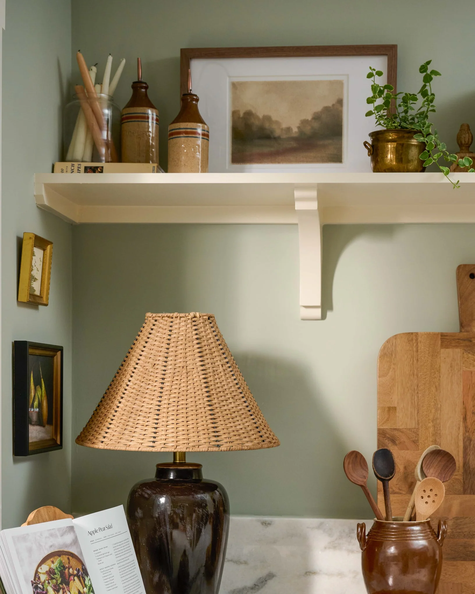 Amalia Table Lamp with Woven Shade - Image 4