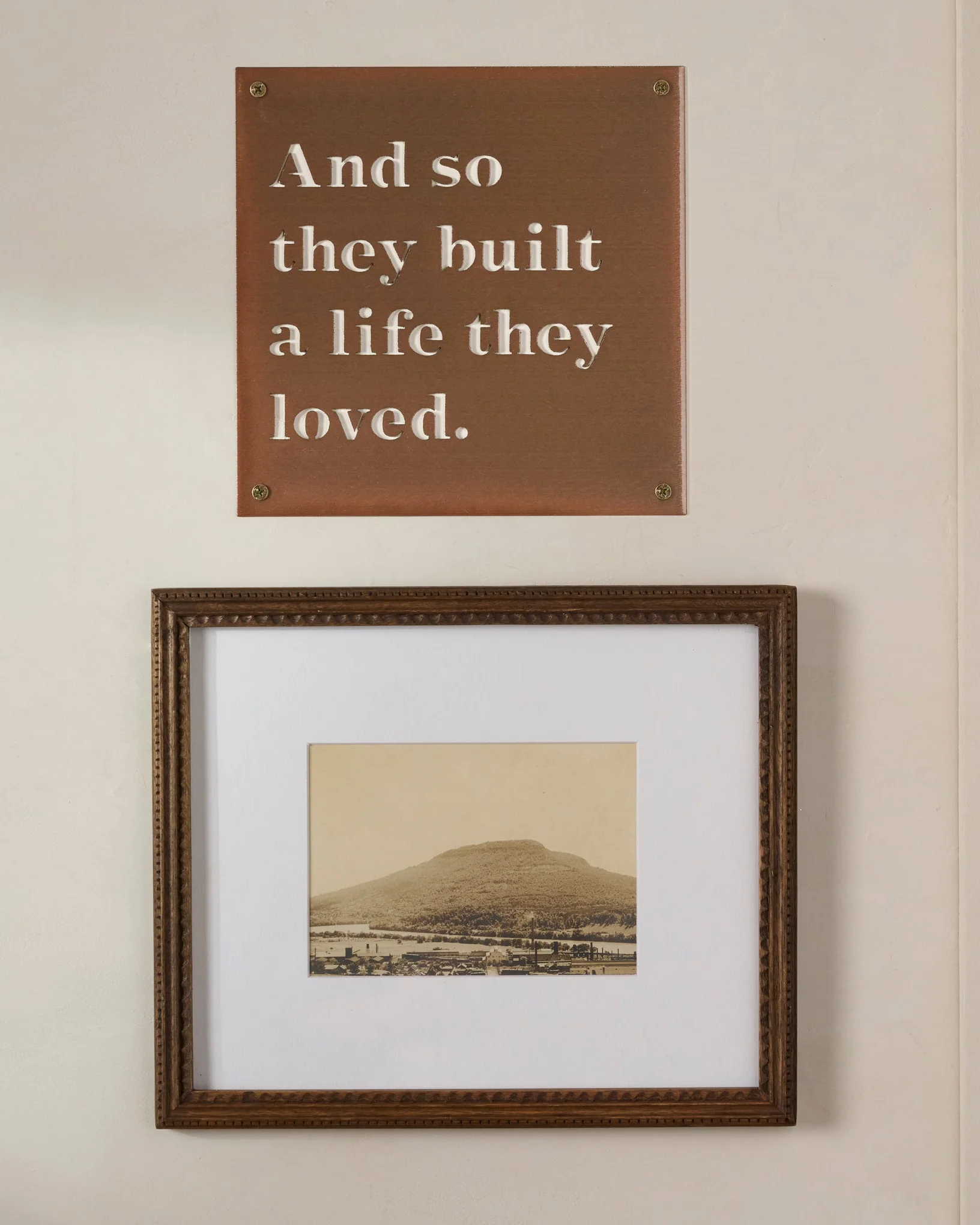 And So They Built A Life They Loved Sign - Image 2