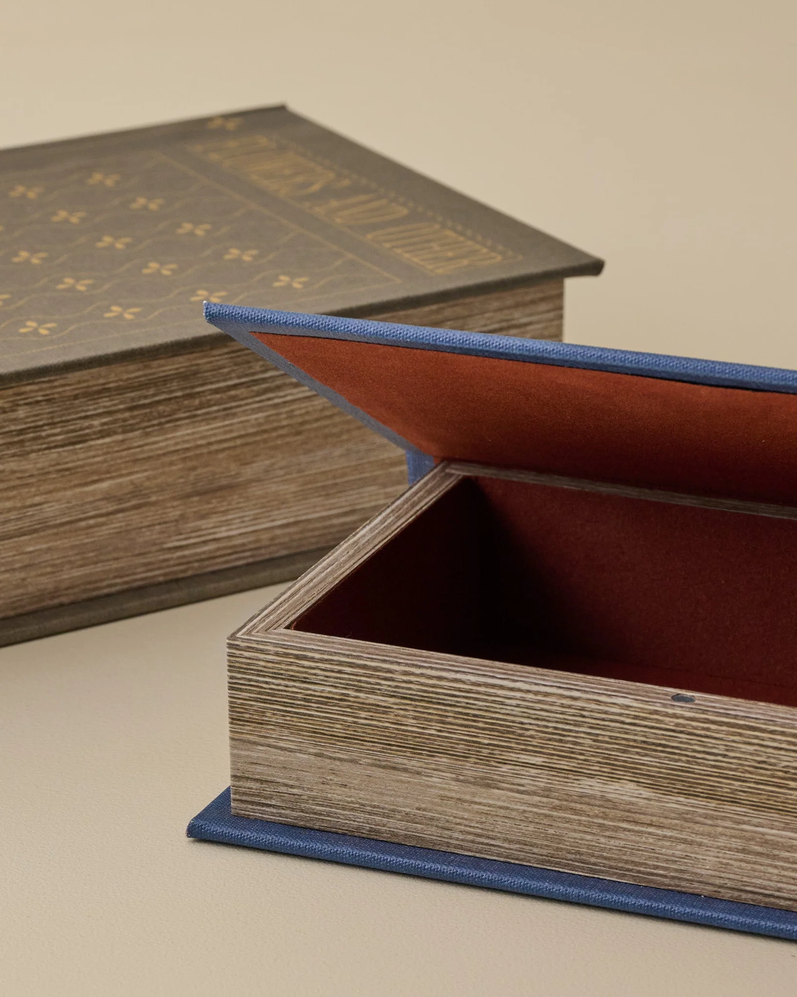 Antique Inspired Handcrafted Book Box - Image 2