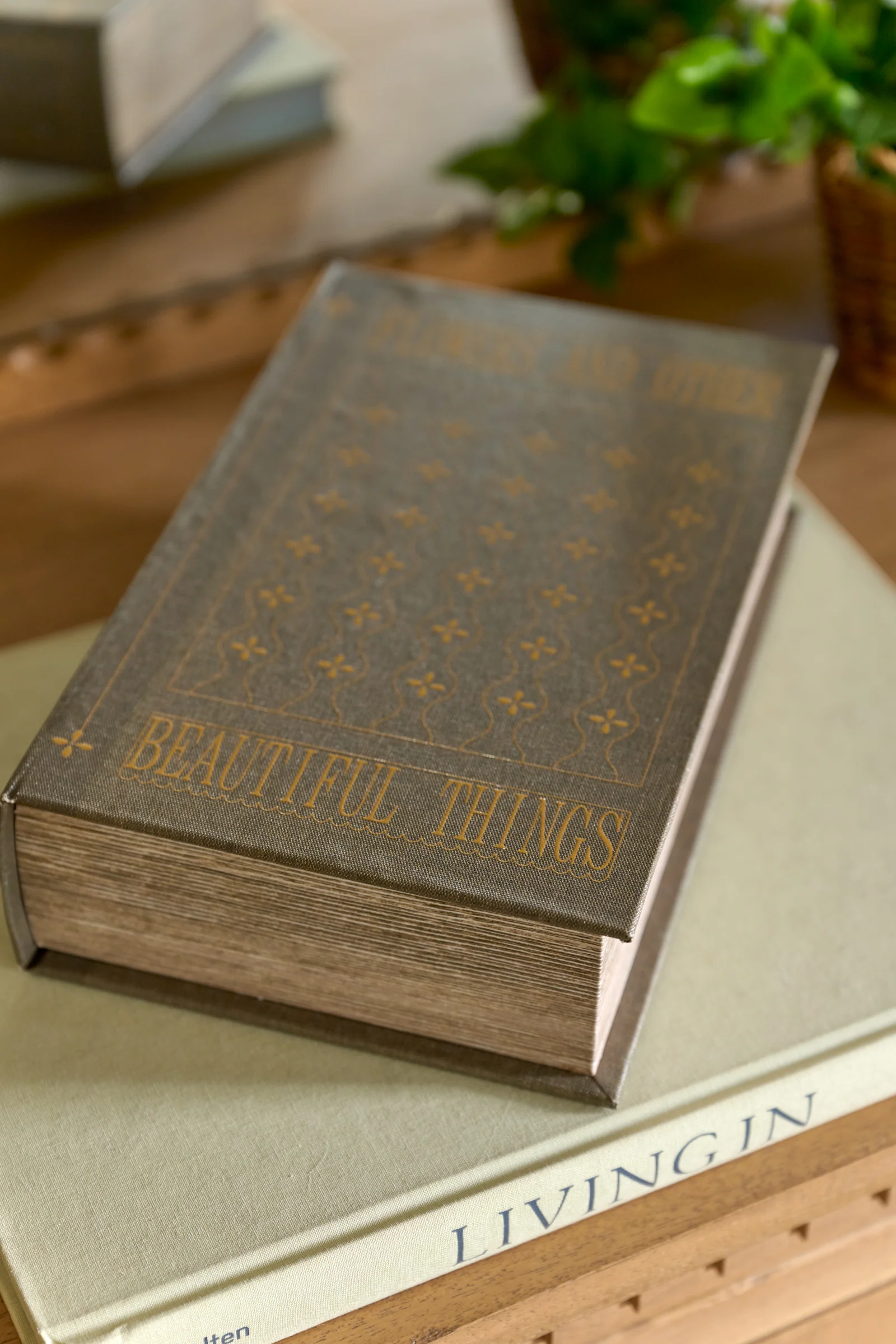 Antique Inspired Handcrafted Book Box - Image 9