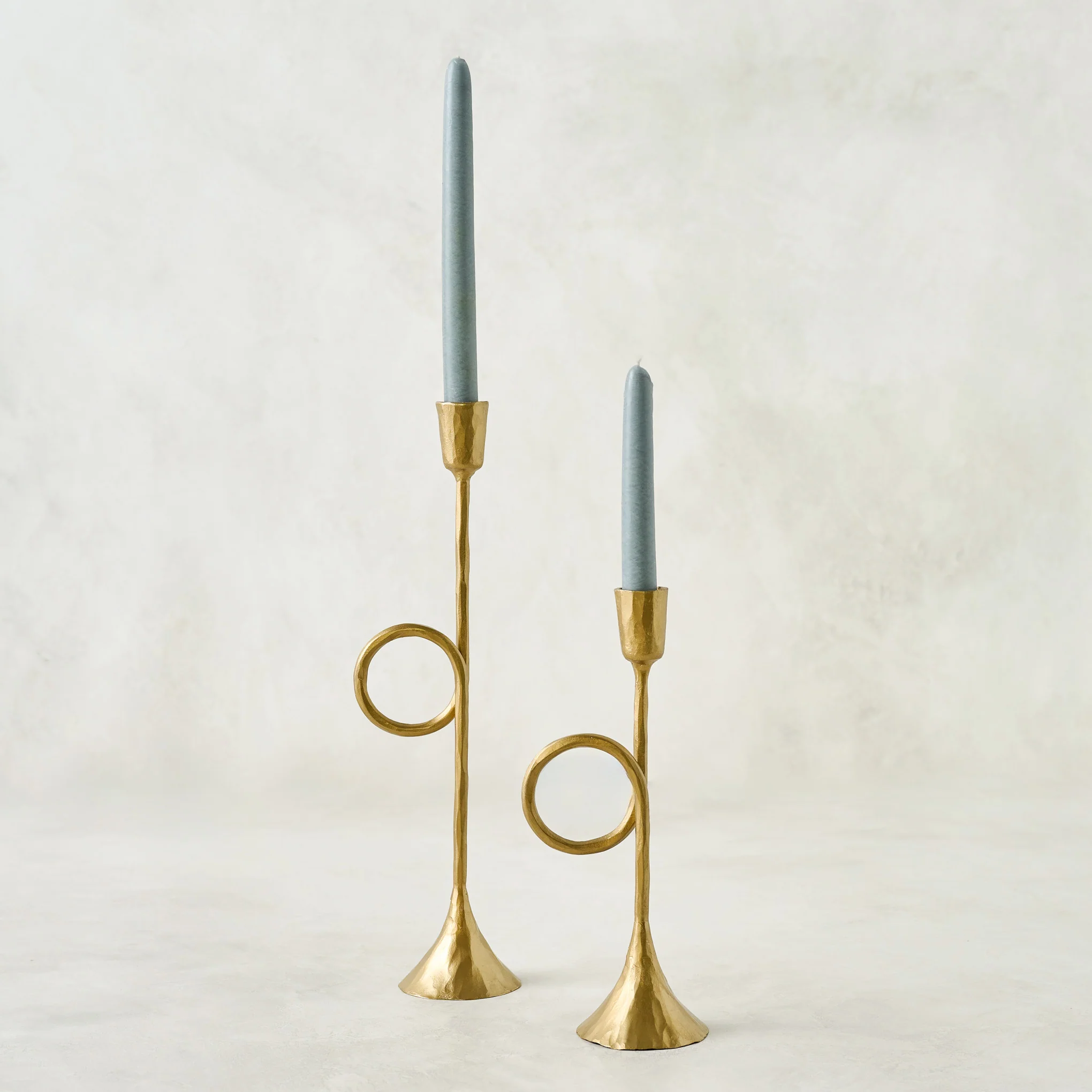 Antique Inspired Trumpet Taper Holder