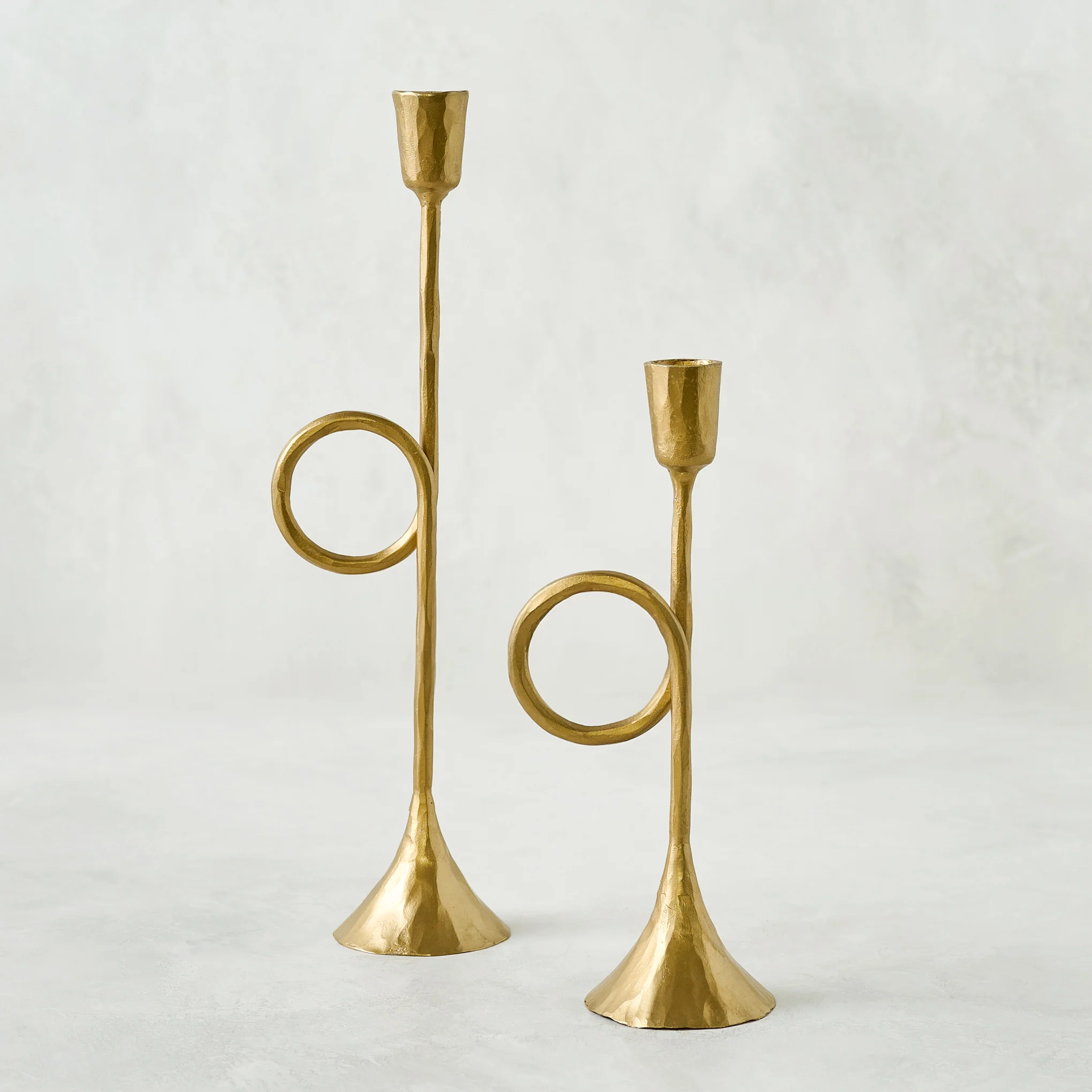 Antique Inspired Trumpet Taper Holder - Image 3