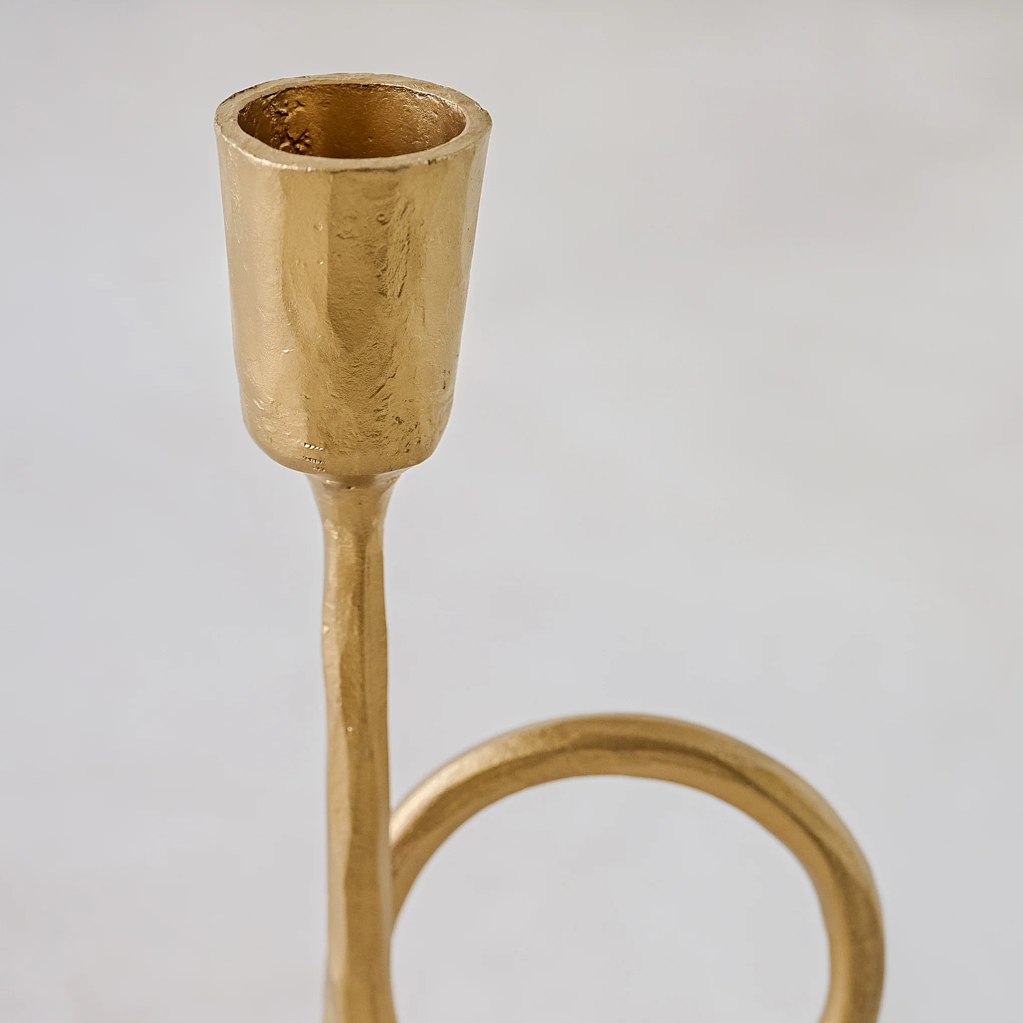 Antique Inspired Trumpet Taper Holder - Image 6