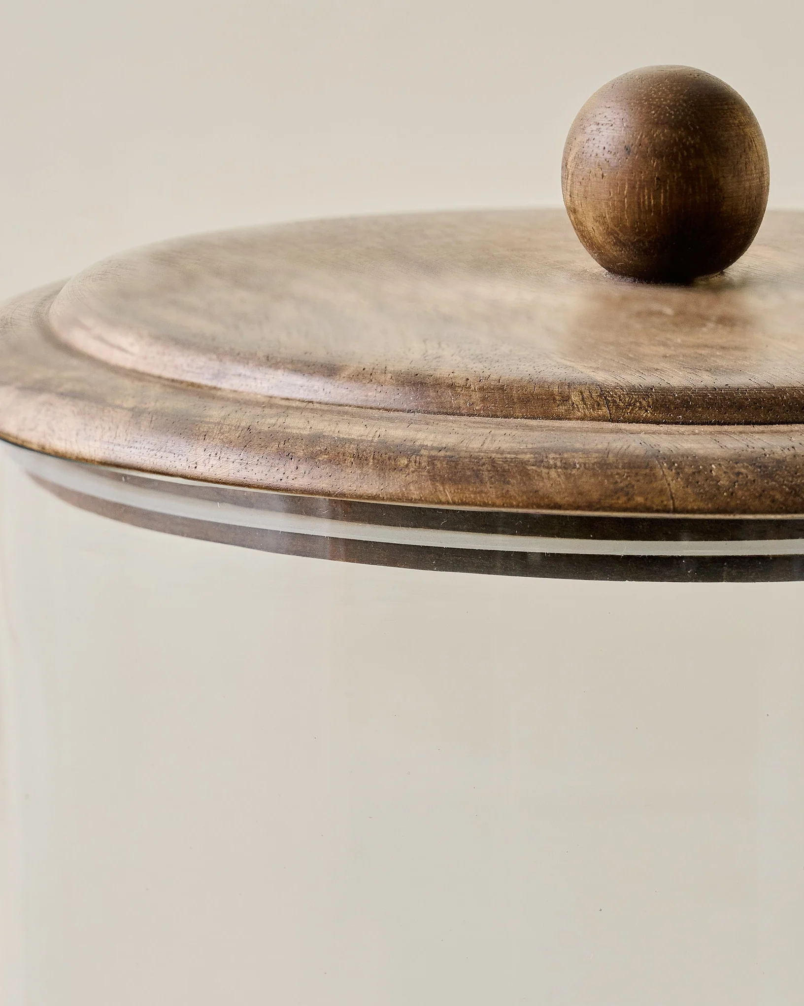 Wood + Glass Trifle Dish - Image 3