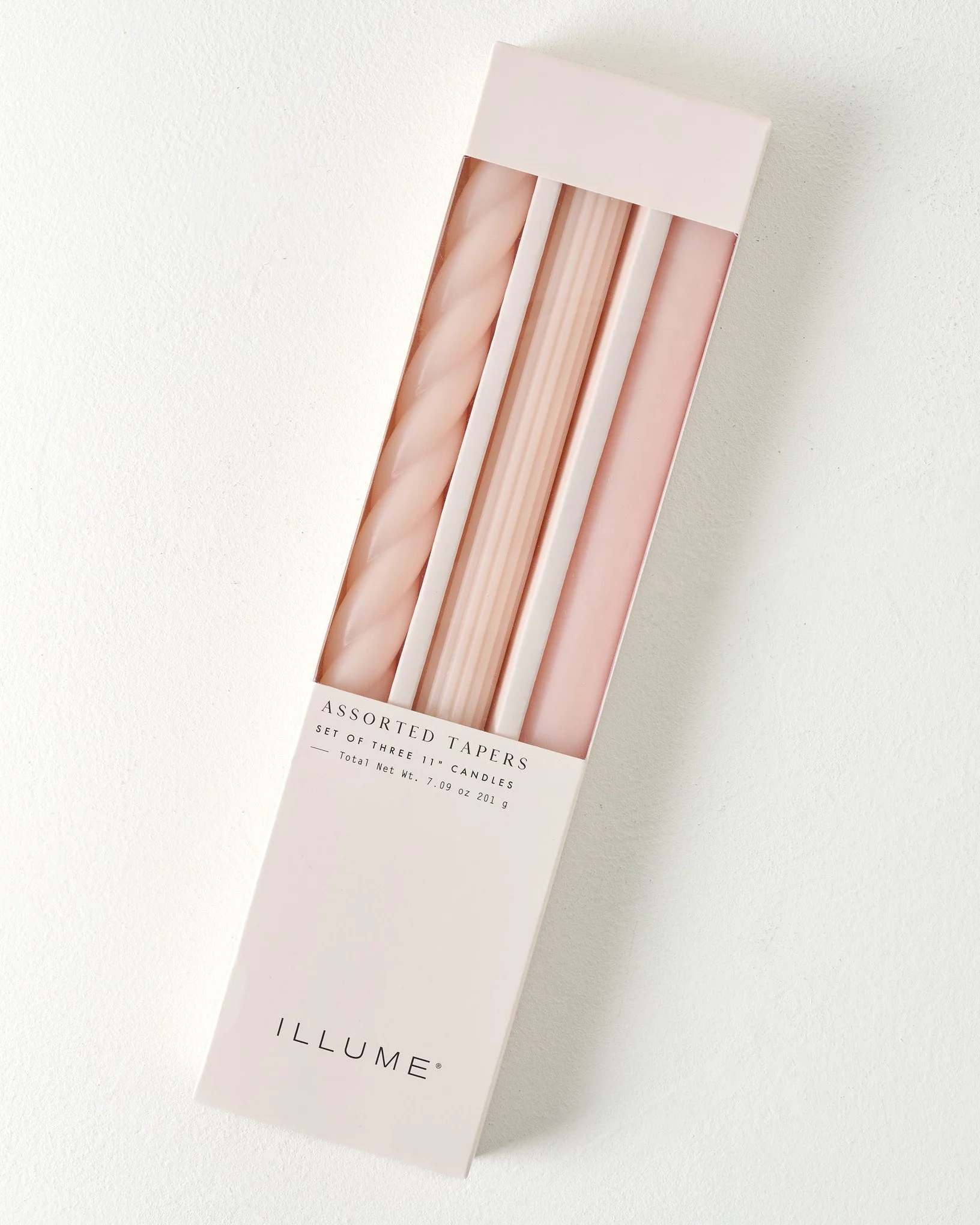 Assorted Blush Taper Candle Set - Image 2