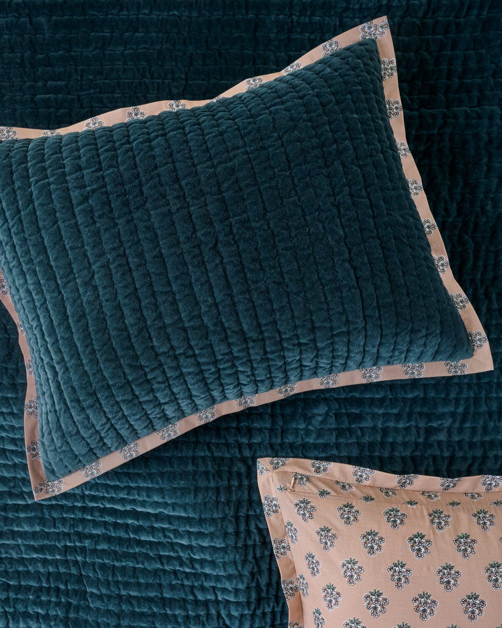 Audrey Velvet Block Print Sham - Magical Forest - Image 2
