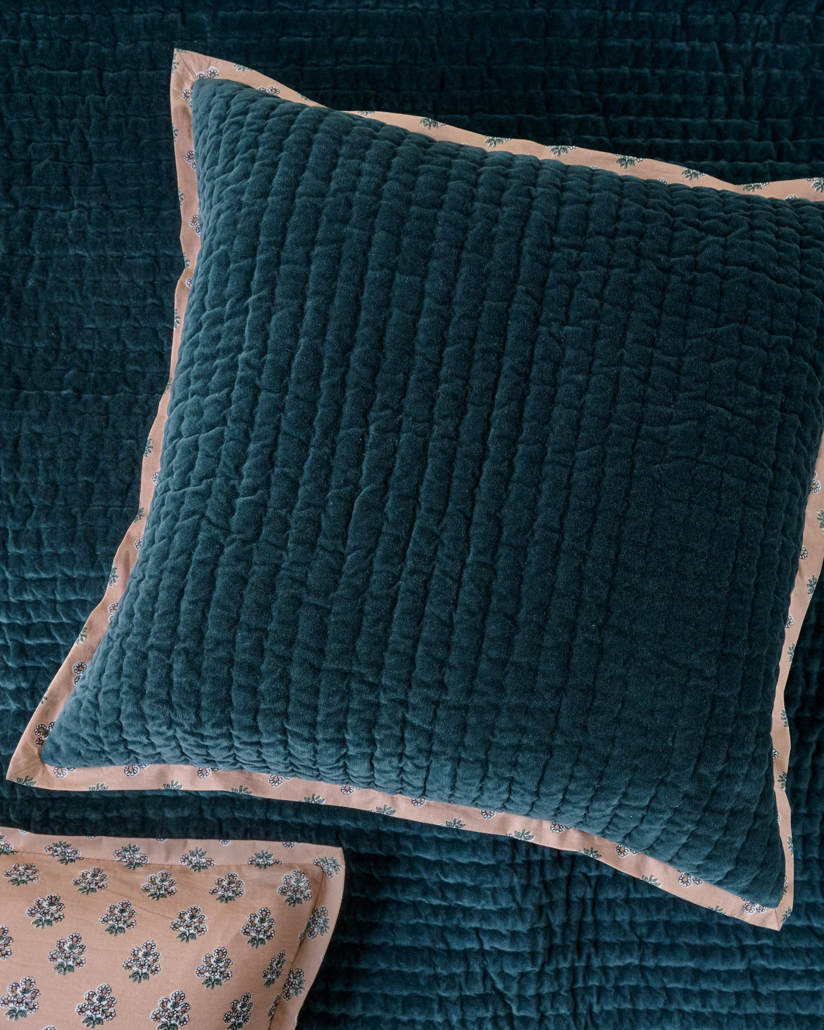 Audrey Velvet Block Print Sham - Magical Forest - Image 3