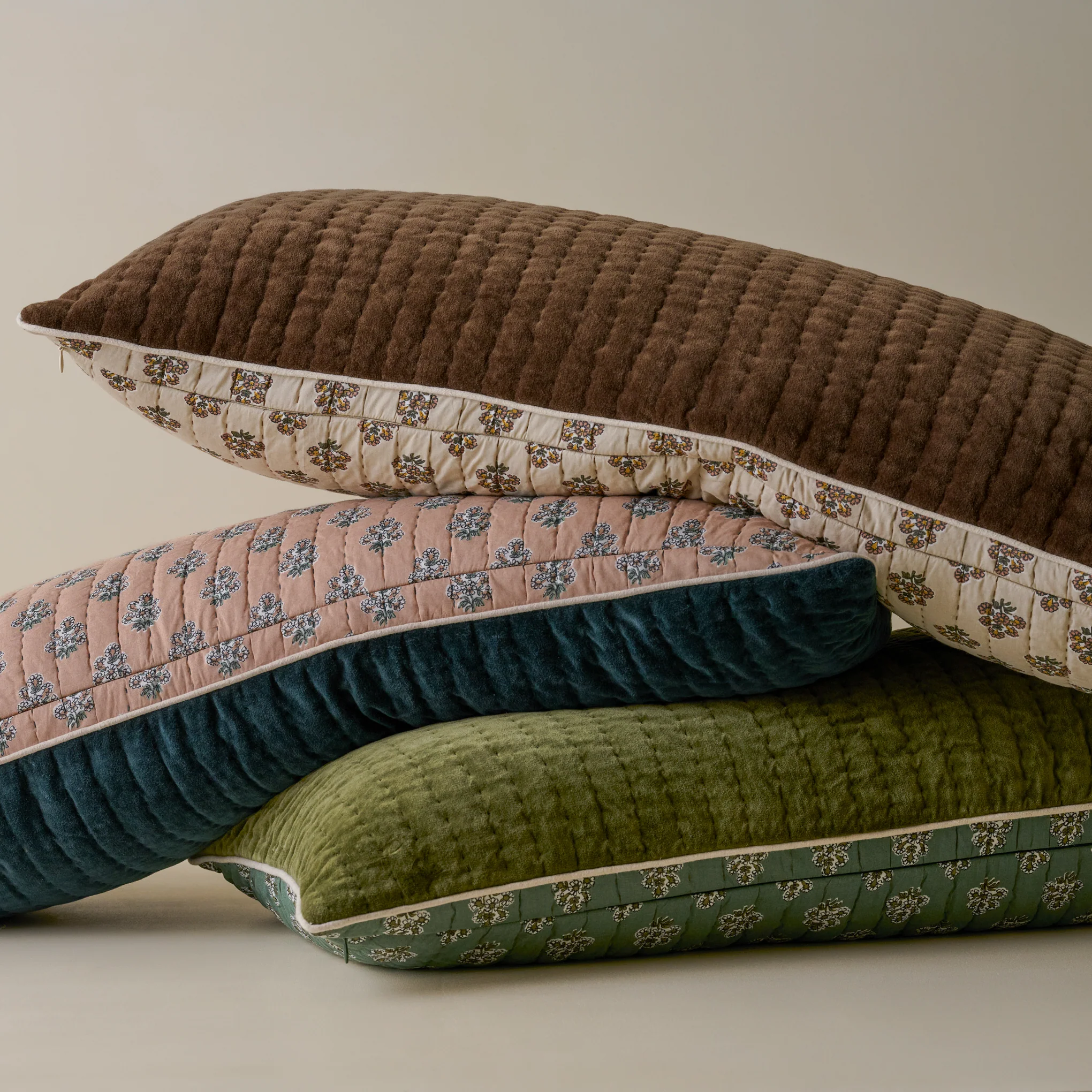 Audrey Velvet Lumbar Pillow- Magical Forest - Image 5