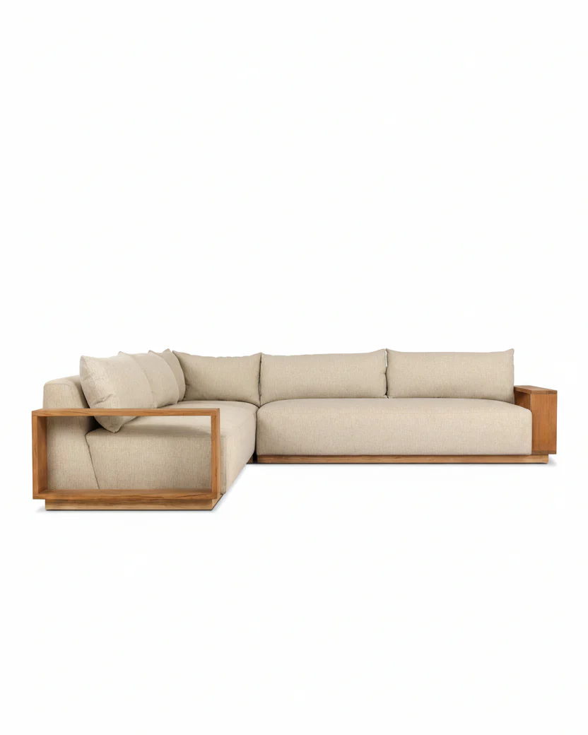 Augustine Outdoor Three-Piece Sectional - Image 3