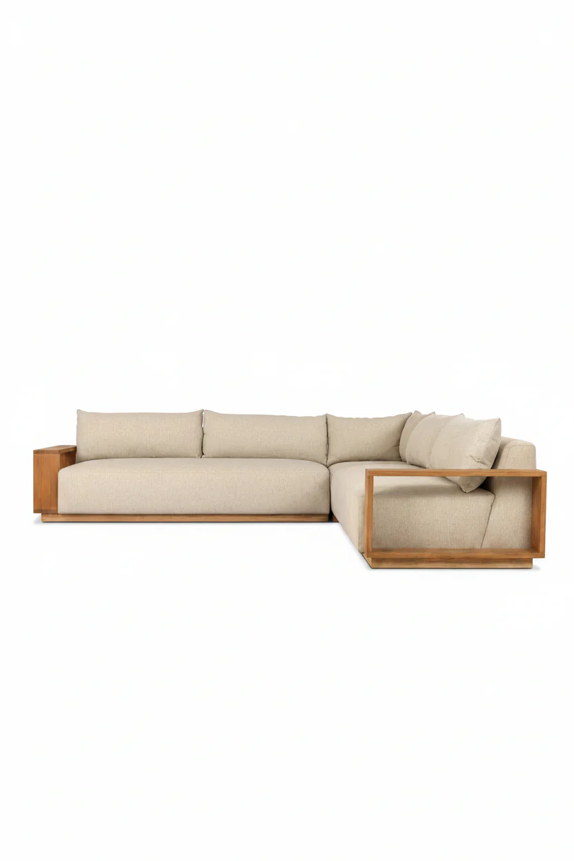 Augustine Outdoor Three-Piece Sectional - Image 5