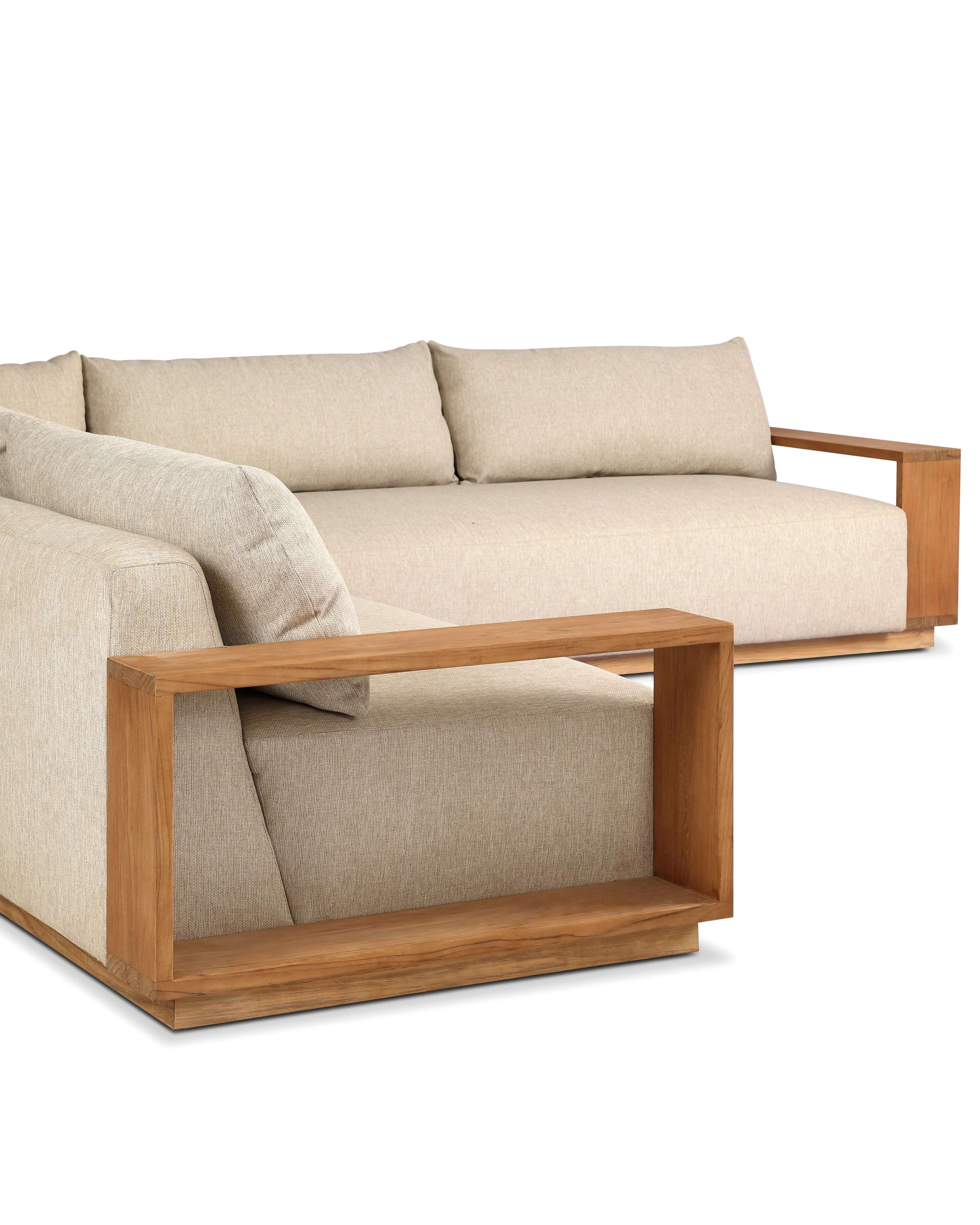 Augustine Outdoor Three-Piece Sectional - Image 6