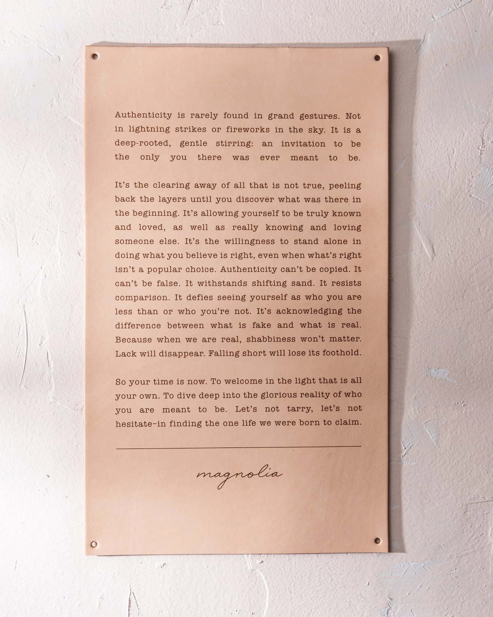 Authenticity Leather Sign - Image 4