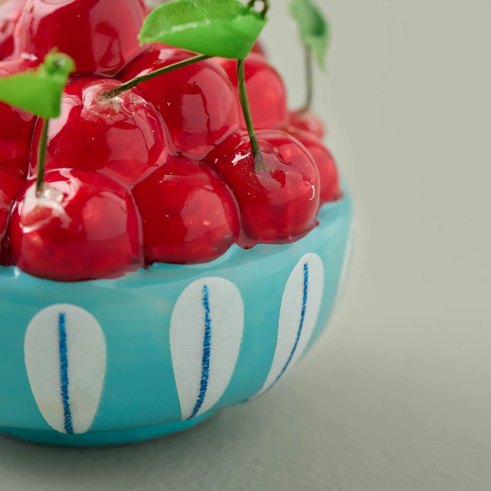Bowl of Cherries Ornament - Image 2