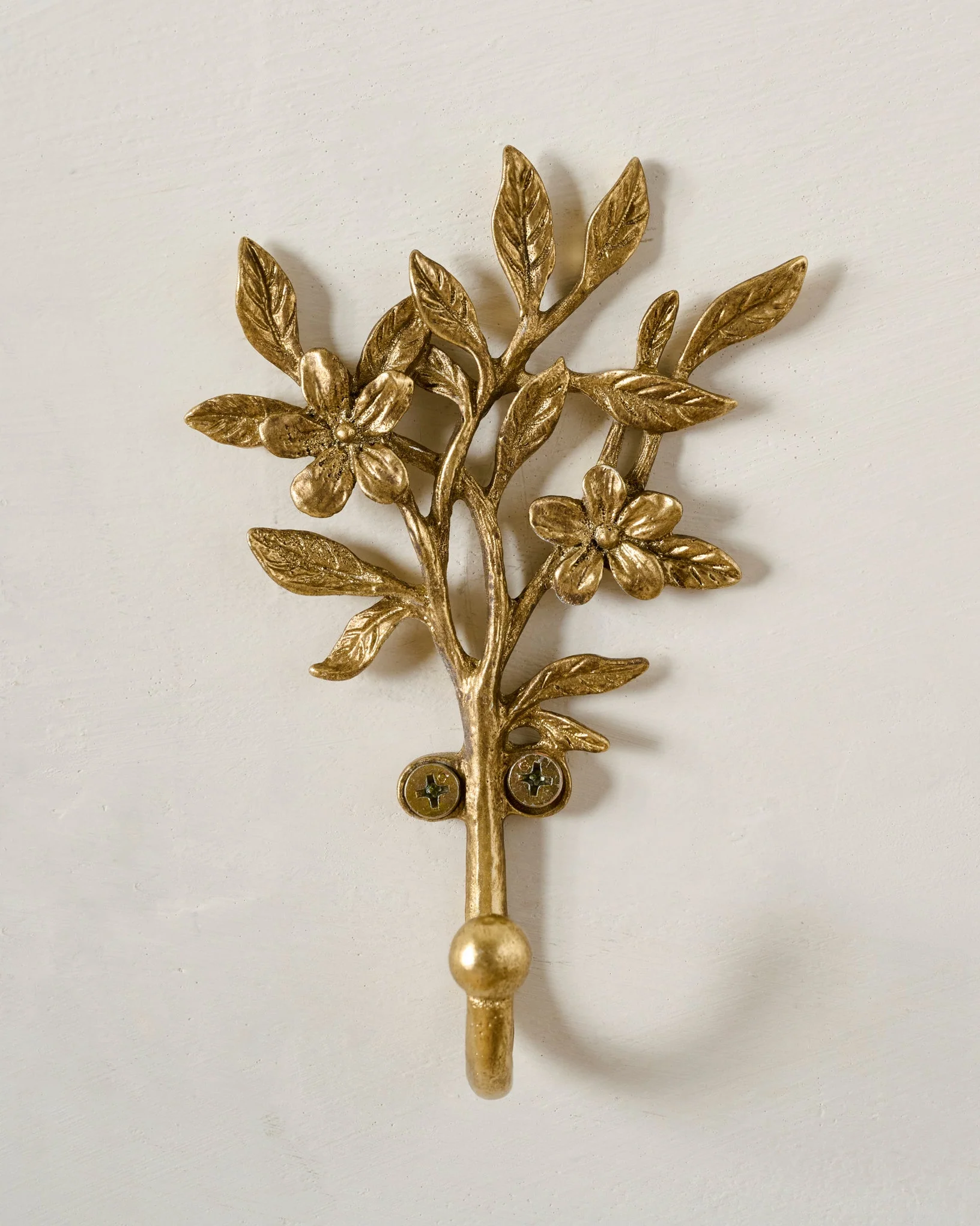 Brass Blooms Wall Hook - Image 2