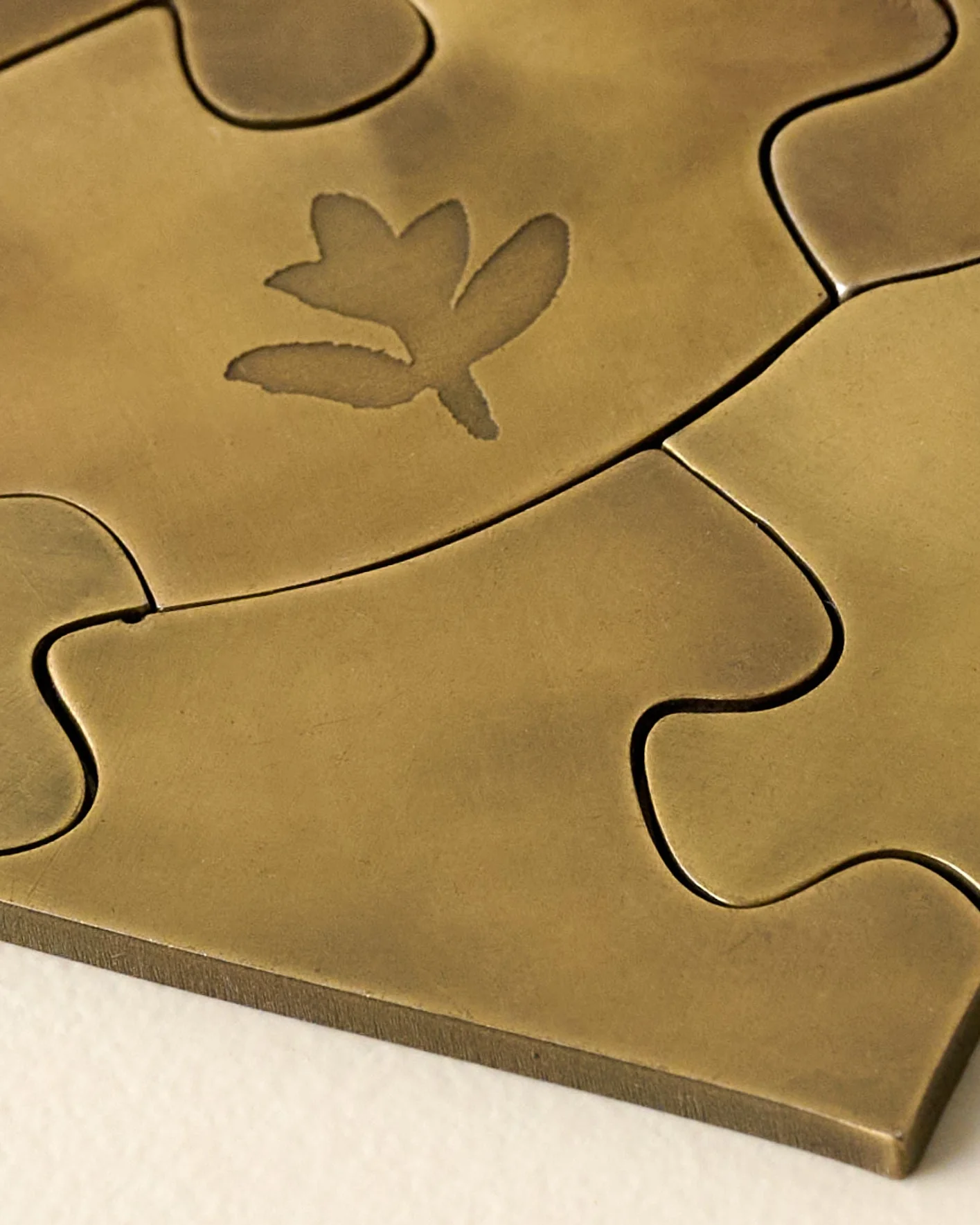 Antique Brass Decorative Puzzle - Image 3