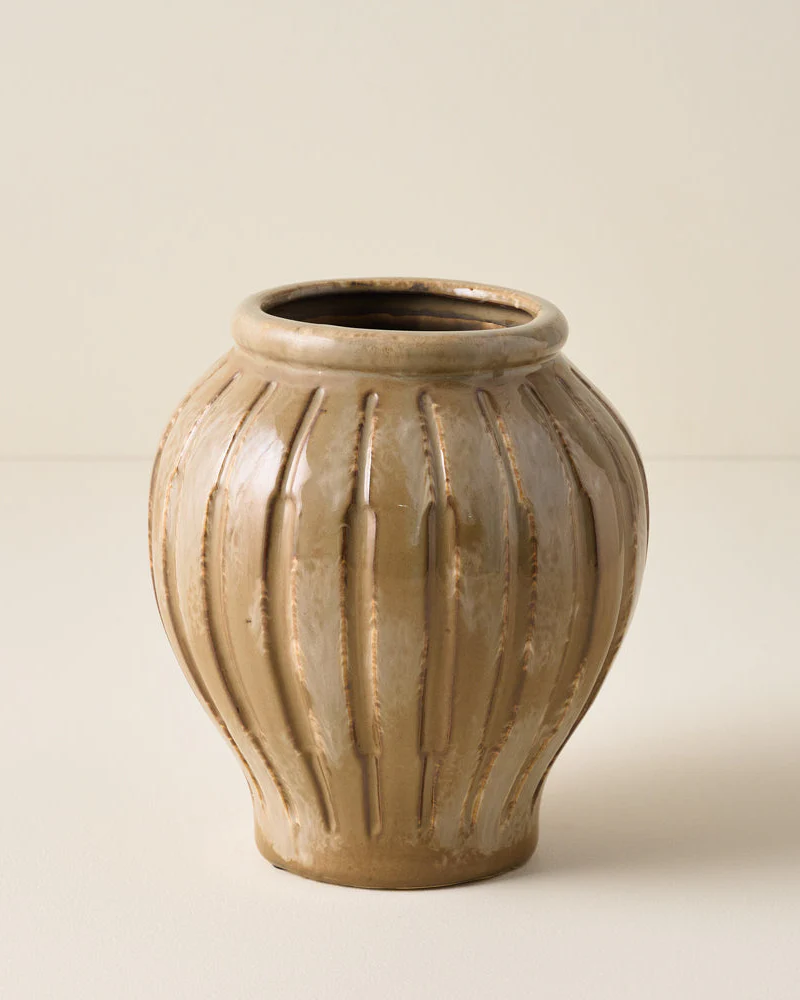 Callum Ribbed Vase - Image 3