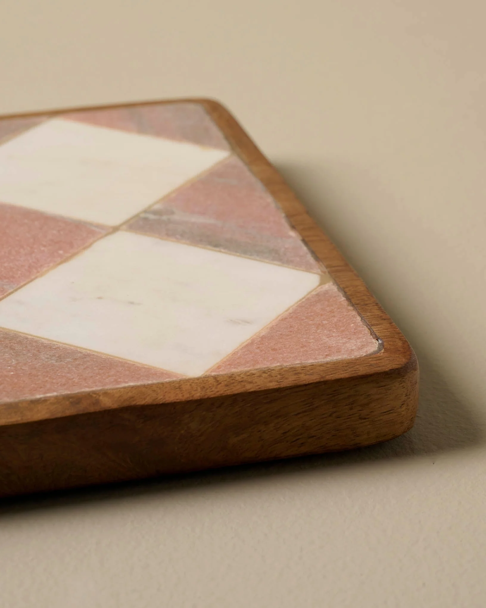 Carmella Checkered Marble Trivet - Image 3