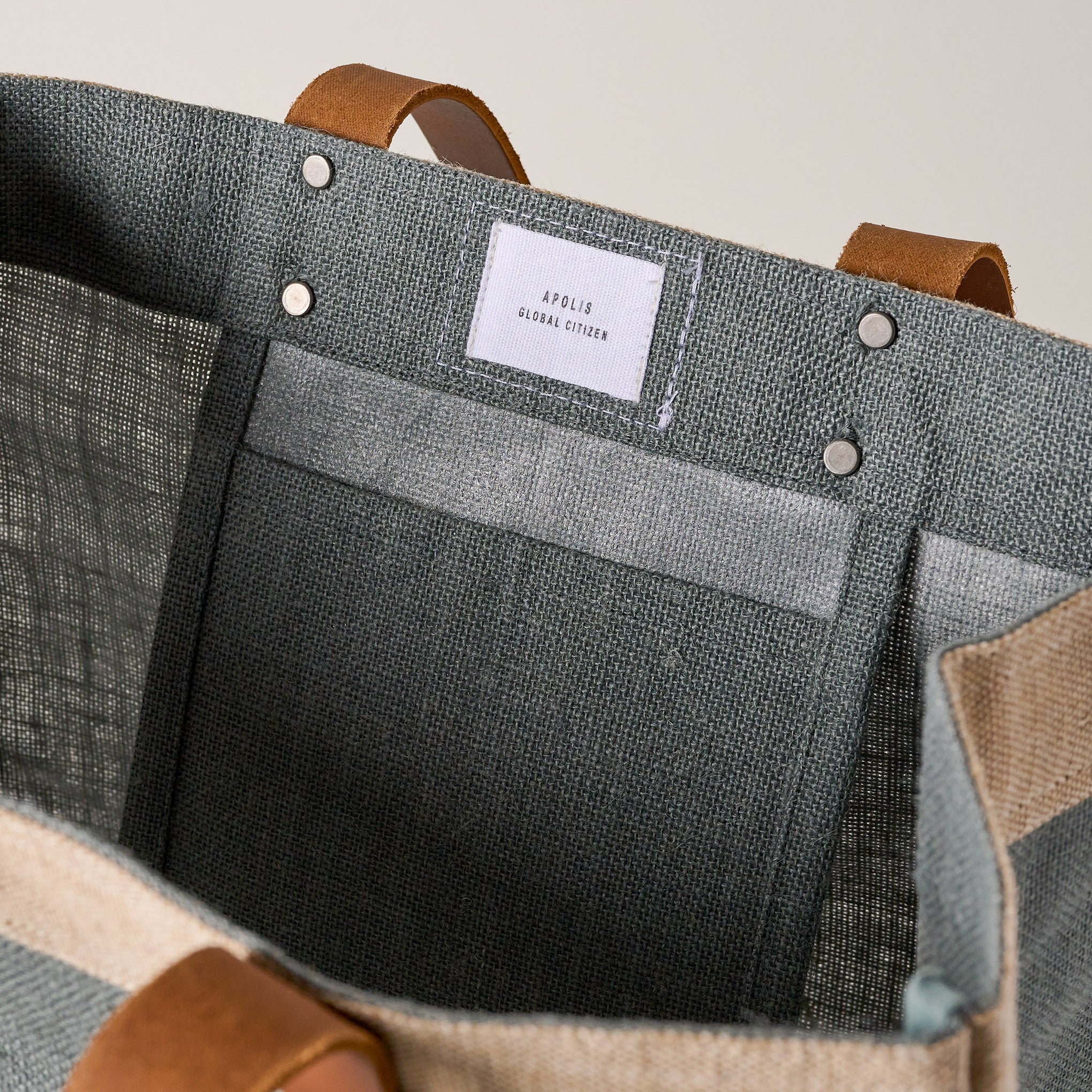 Chambray Magnolia Market Tote - Image 3