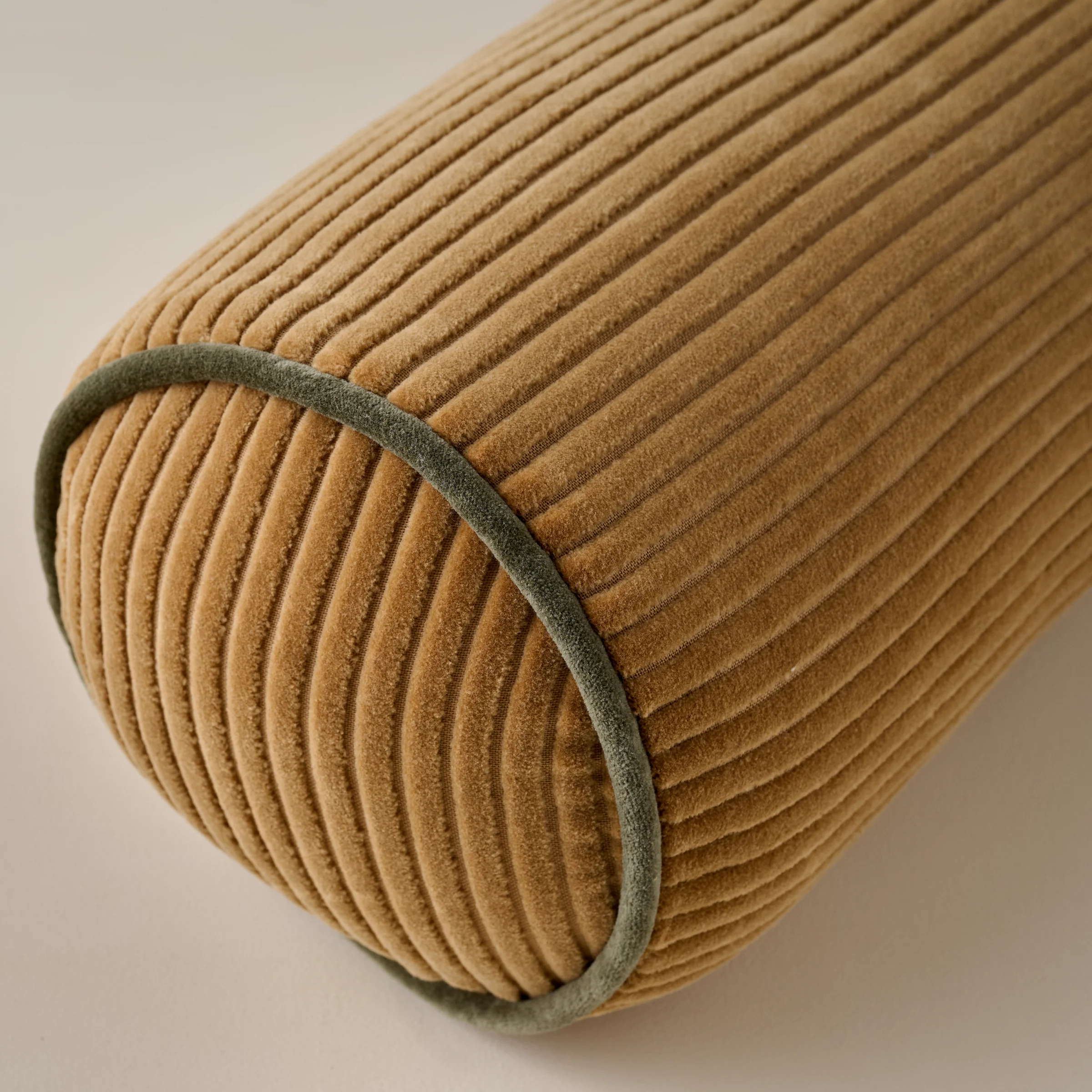 Channeled Velvet Bolster Pillow - Image 7