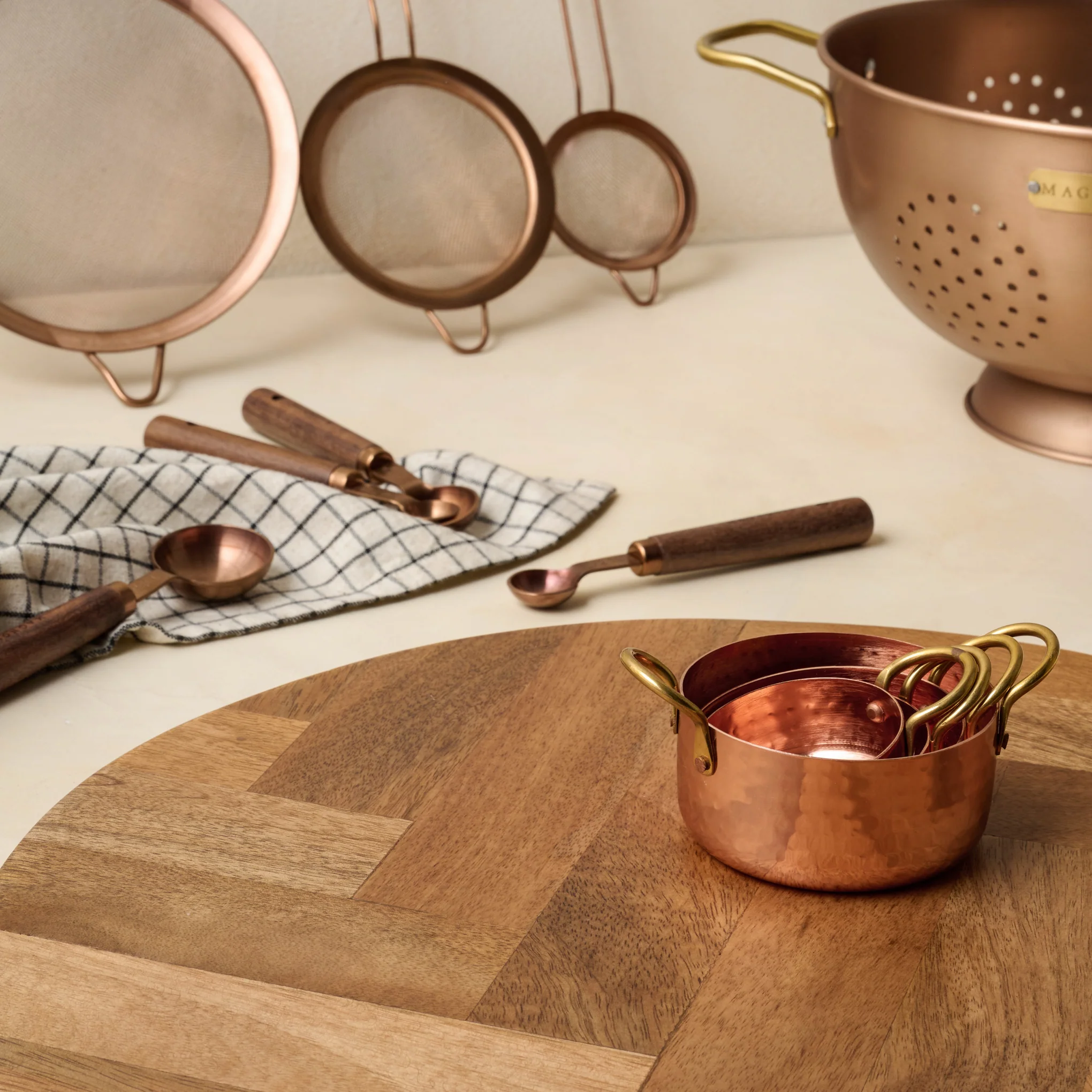 Copper Sieves Set of 3 - Image 4