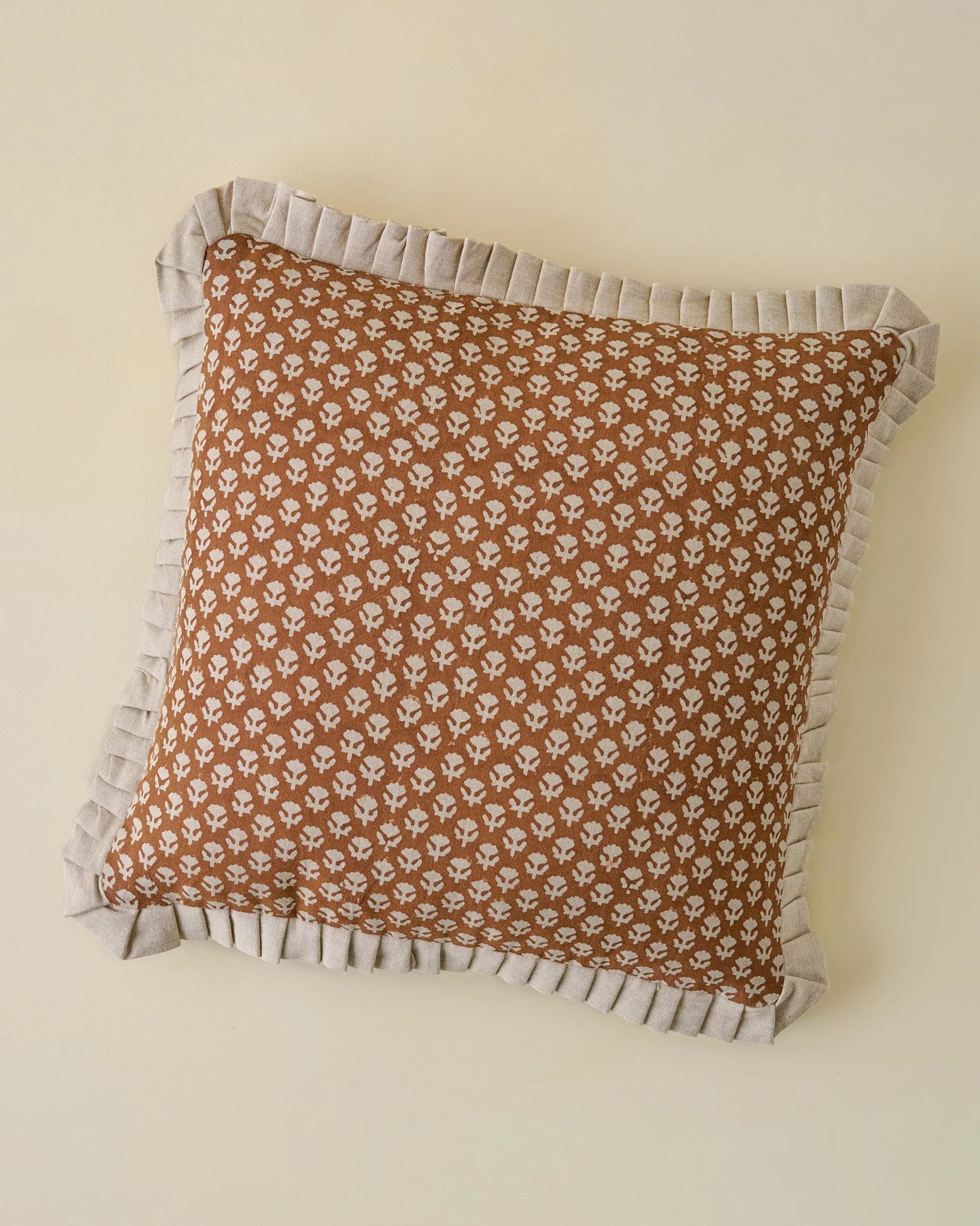 Emma Block Printed Pillow