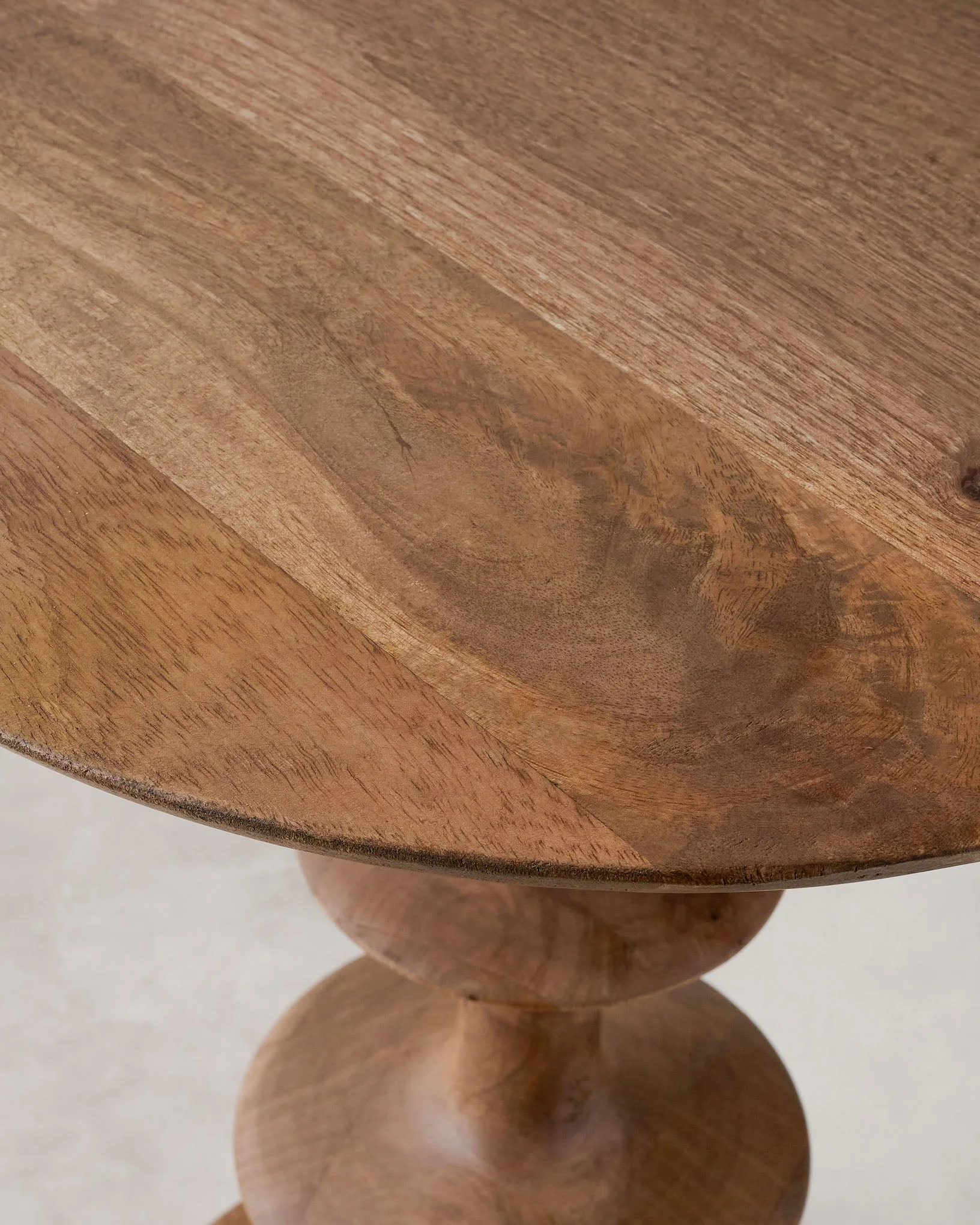 Enzo Turned Wood Side Table - Image 5