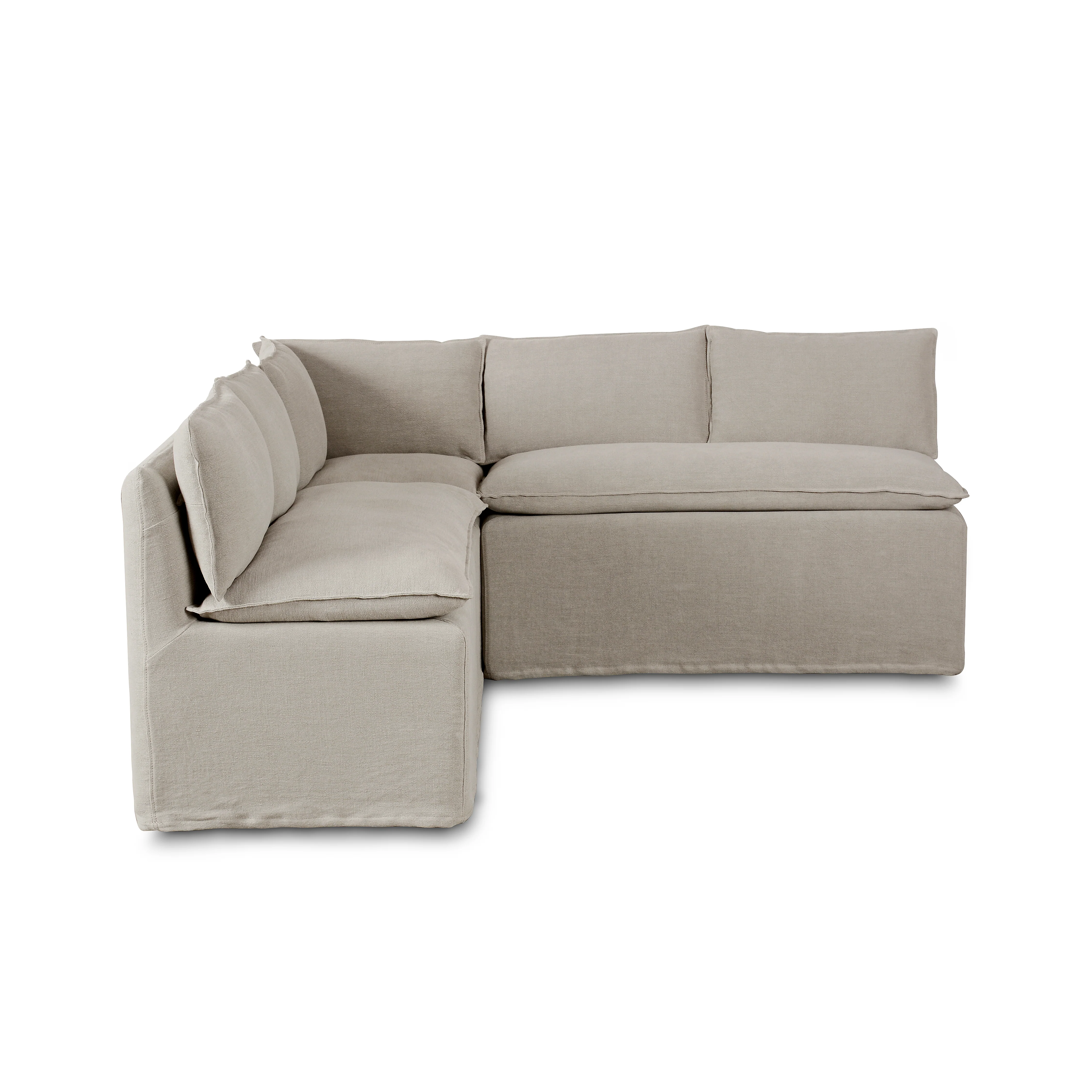 Erica Slipcover Dining Banquette - Image 17