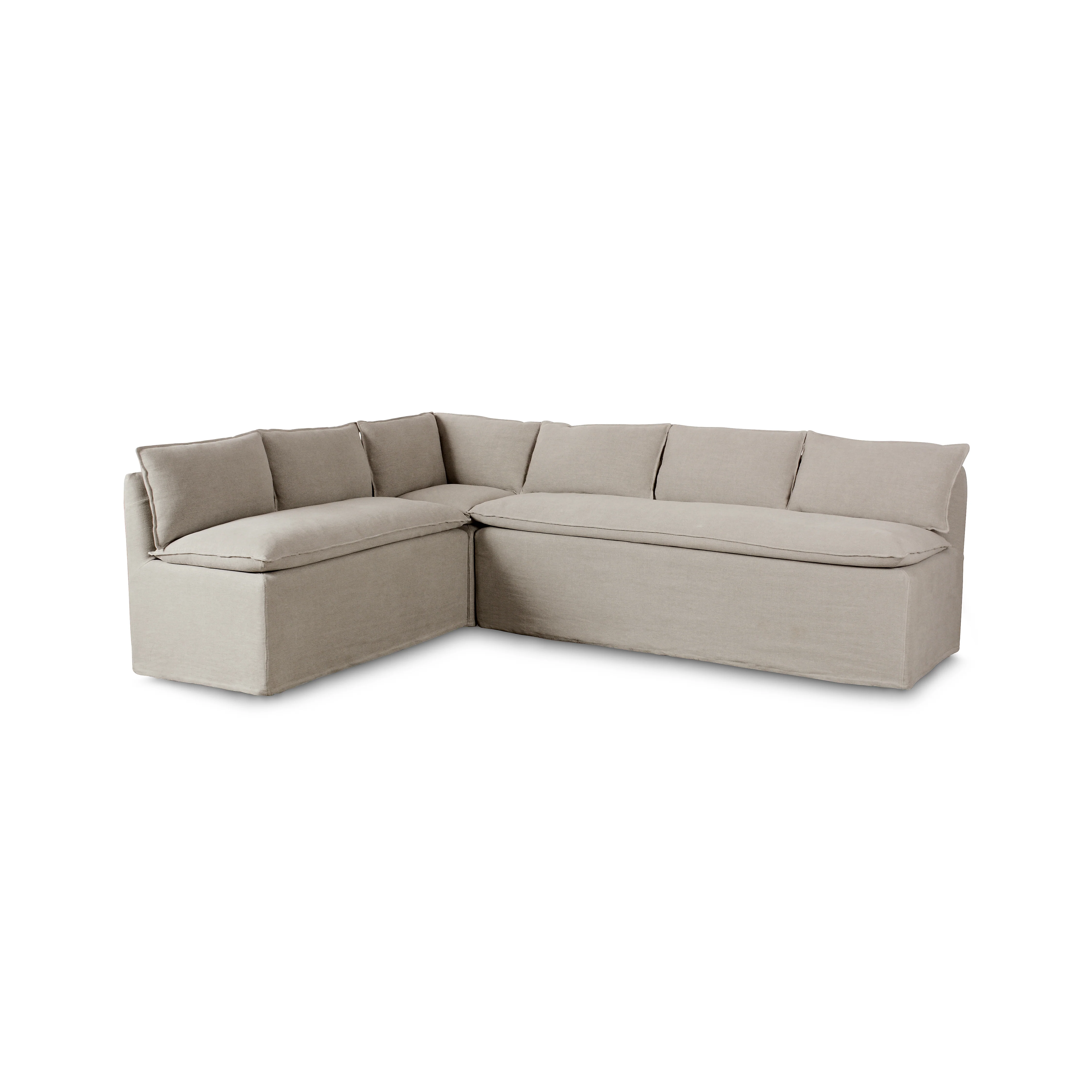 Erica Slipcover Dining Banquette - Image 5