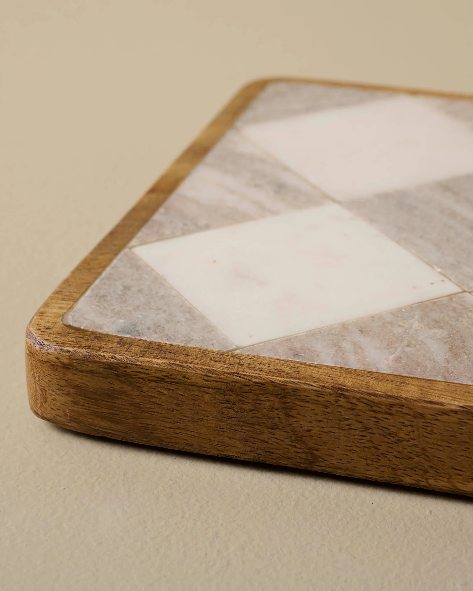 Everett Checkered Marble Trivet - Image 4