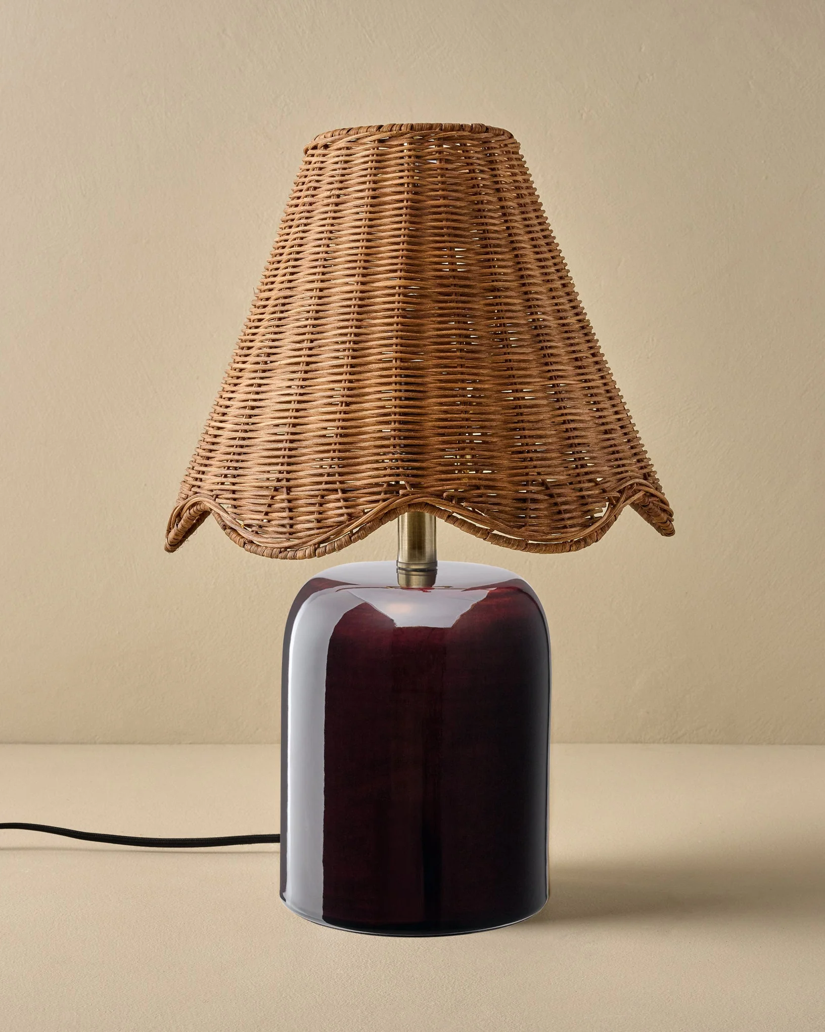 Farrah Table Lamp - Deep Burgundy - Image 10