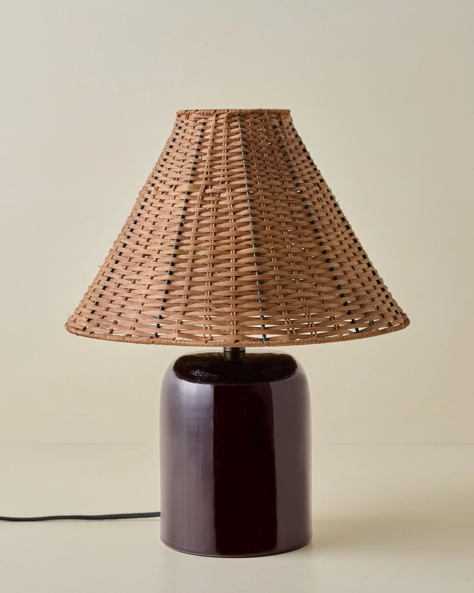Farrah Table Lamp - Deep Burgundy - Image 3