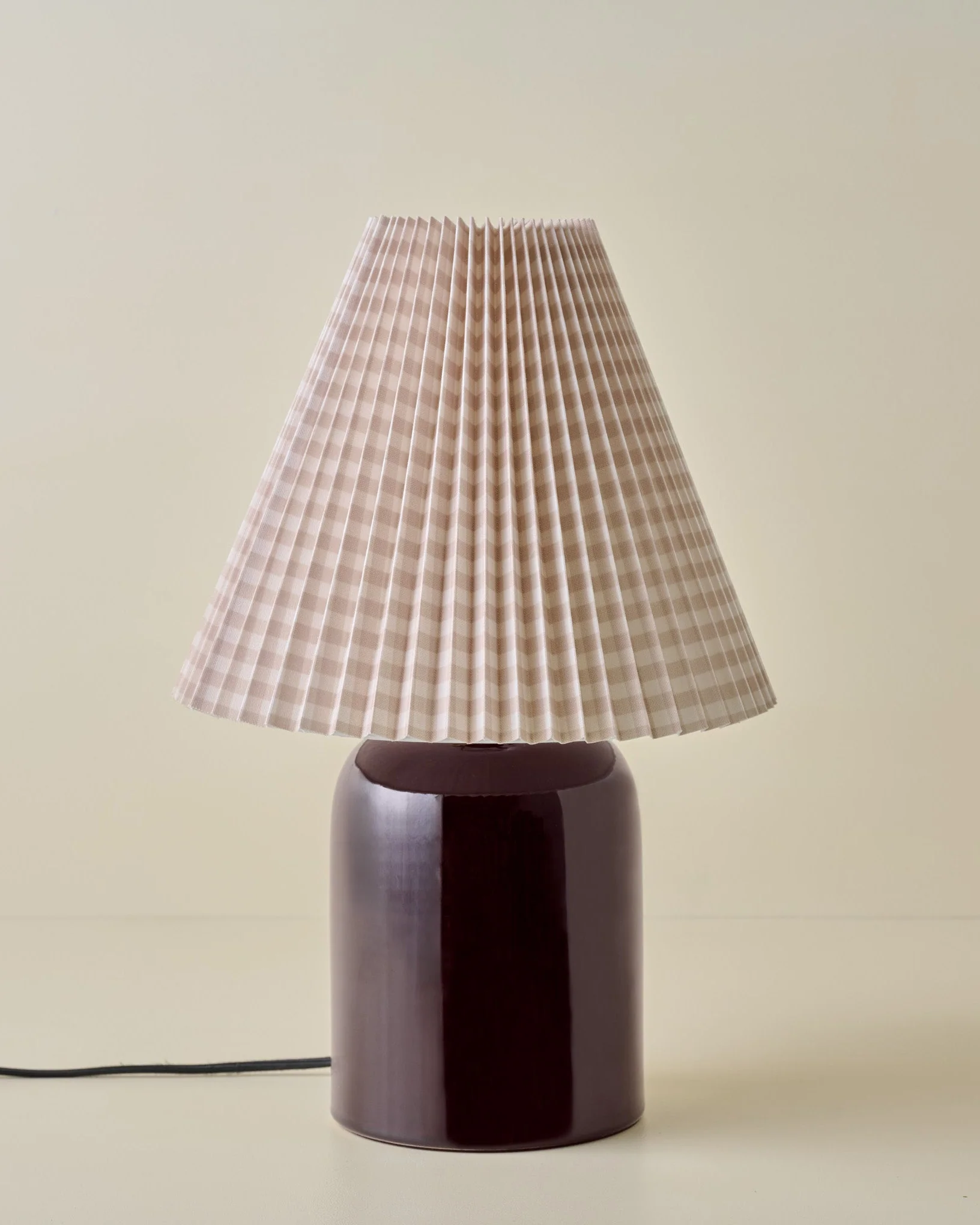 Farrah Table Lamp - Deep Burgundy - Image 4
