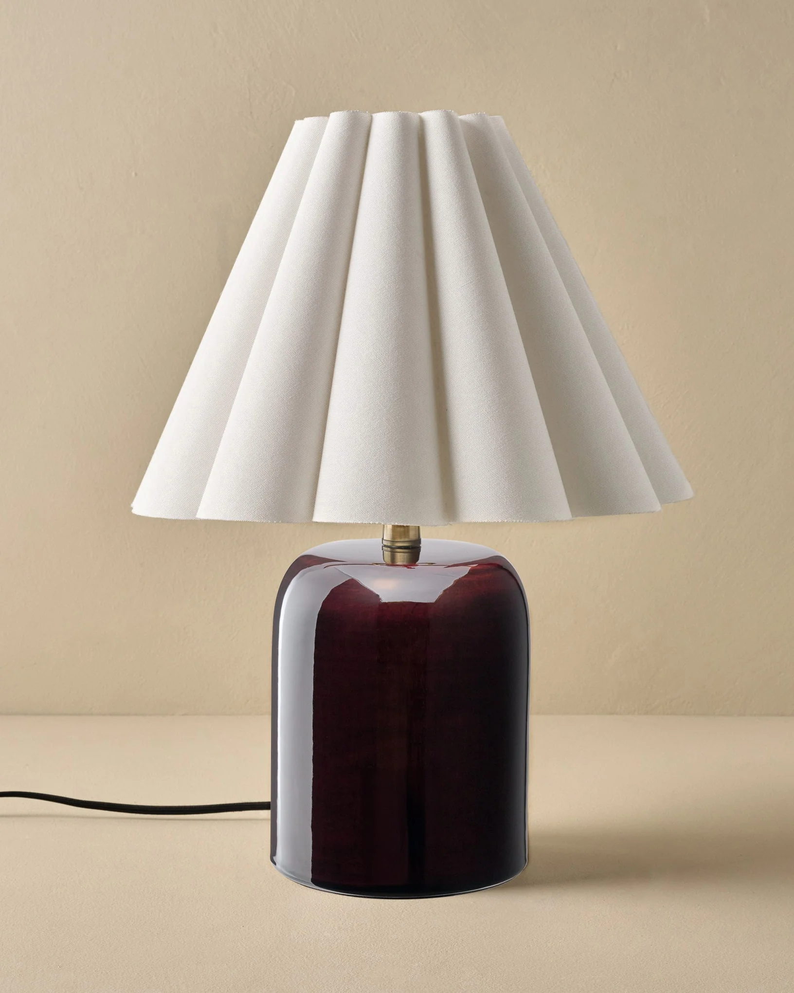 Farrah Table Lamp - Deep Burgundy - Image 8