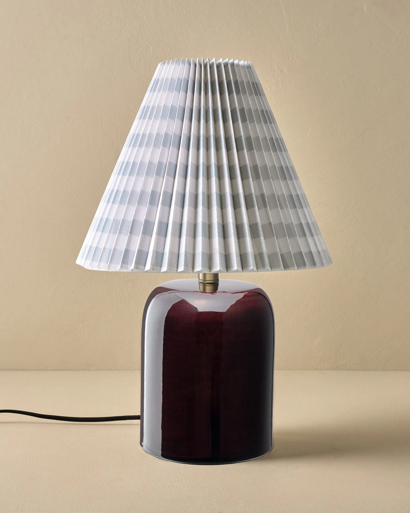Farrah Table Lamp - Deep Burgundy - Image 9