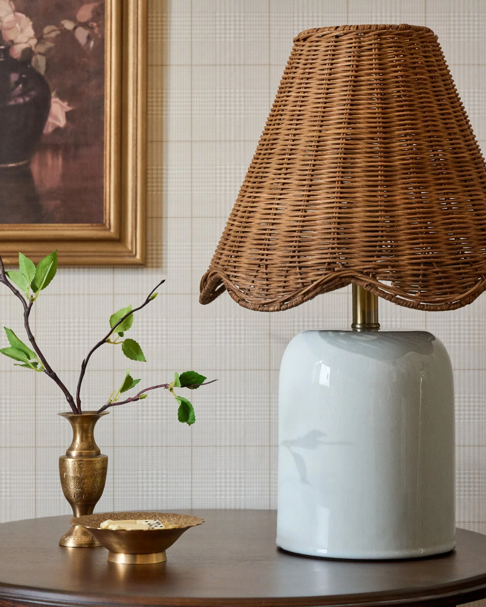 Farrah Table Lamp - Mist Blue - Image 6
