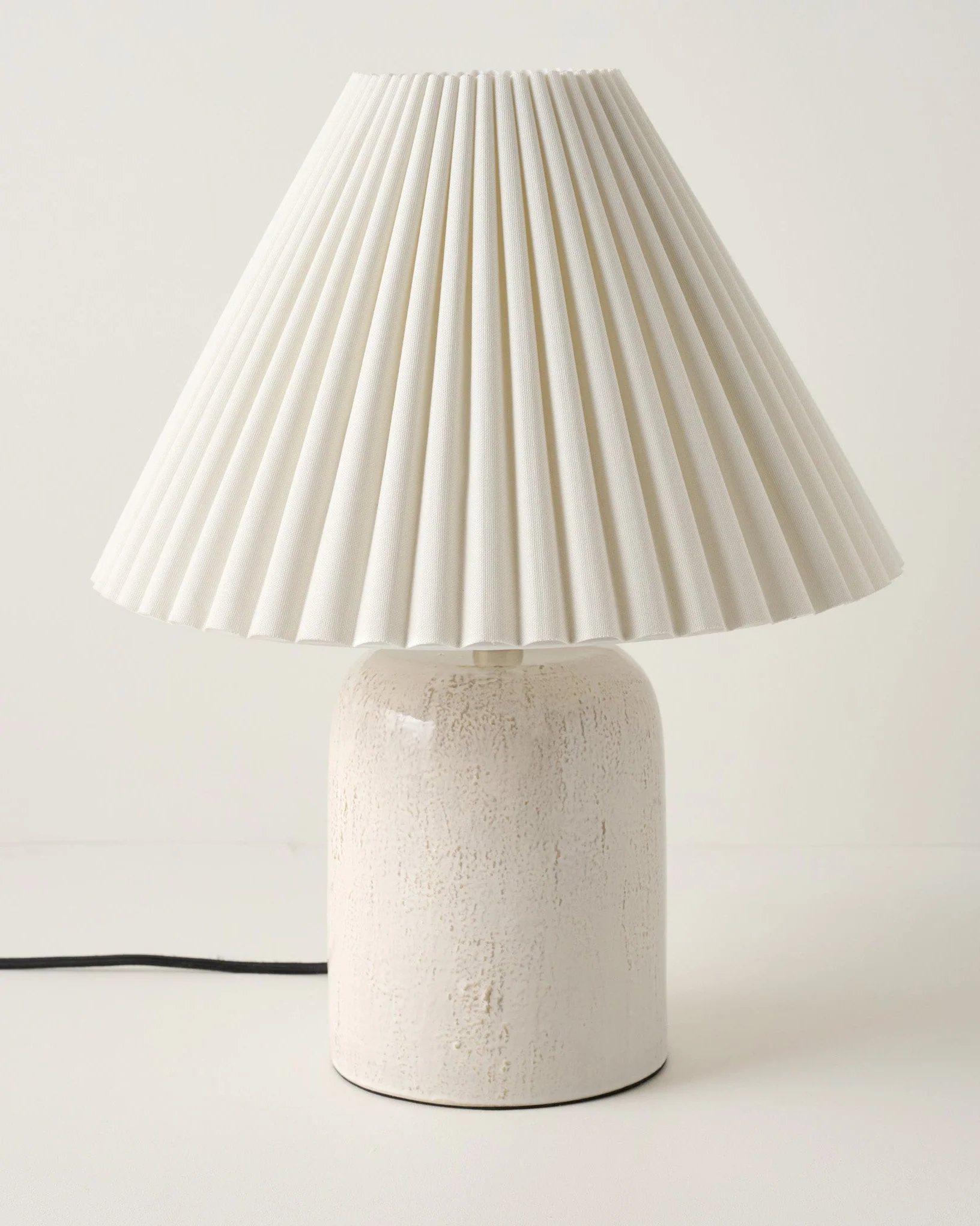 Farrah Table Lamp - Textured Cream - Image 13