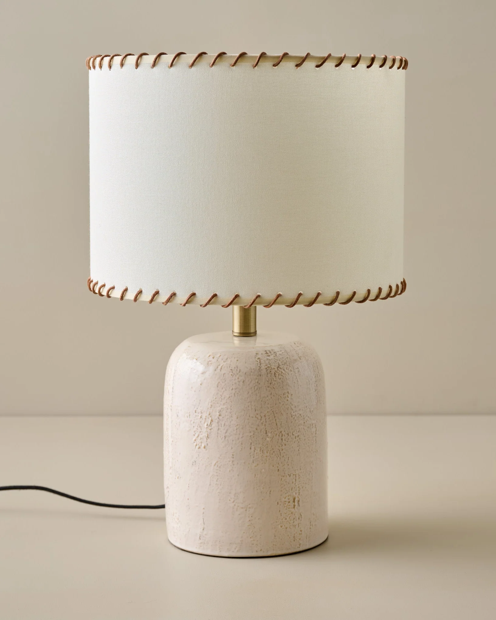 Farrah Table Lamp - Textured Cream - Image 19