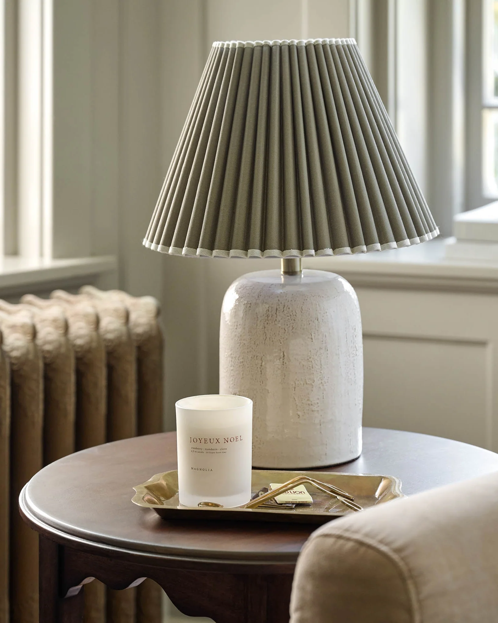 Farrah Table Lamp - Textured Cream - Image 21