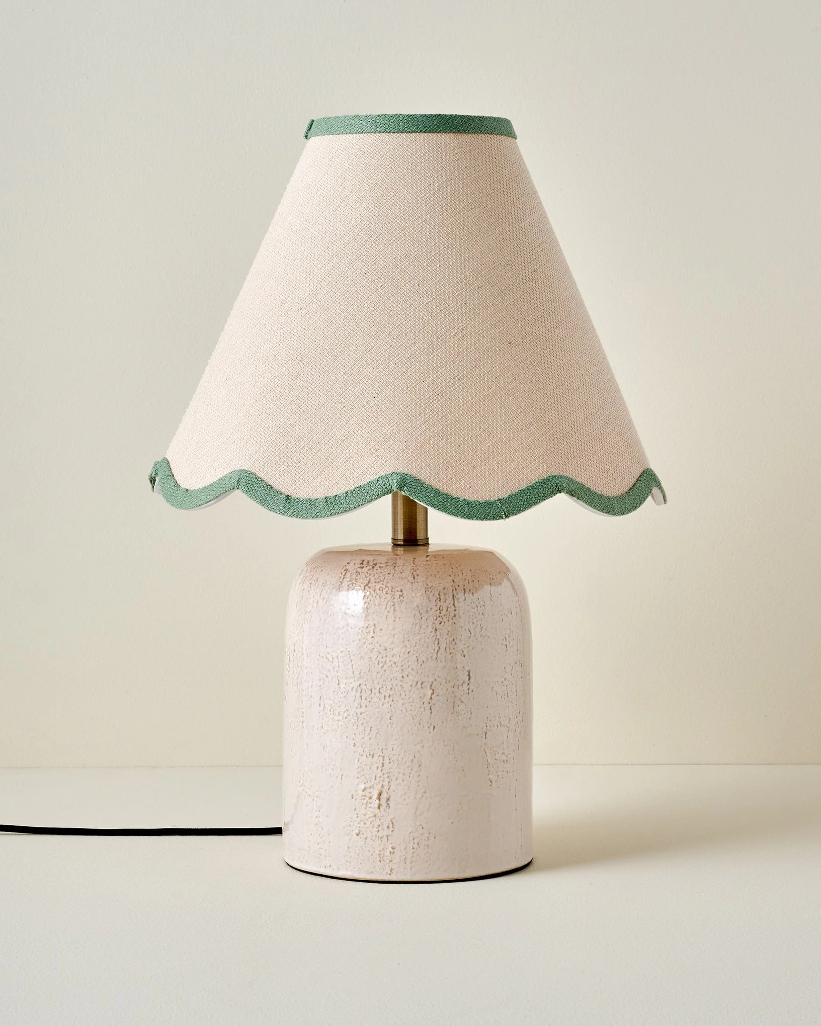 Farrah Table Lamp - Textured Cream - Image 8