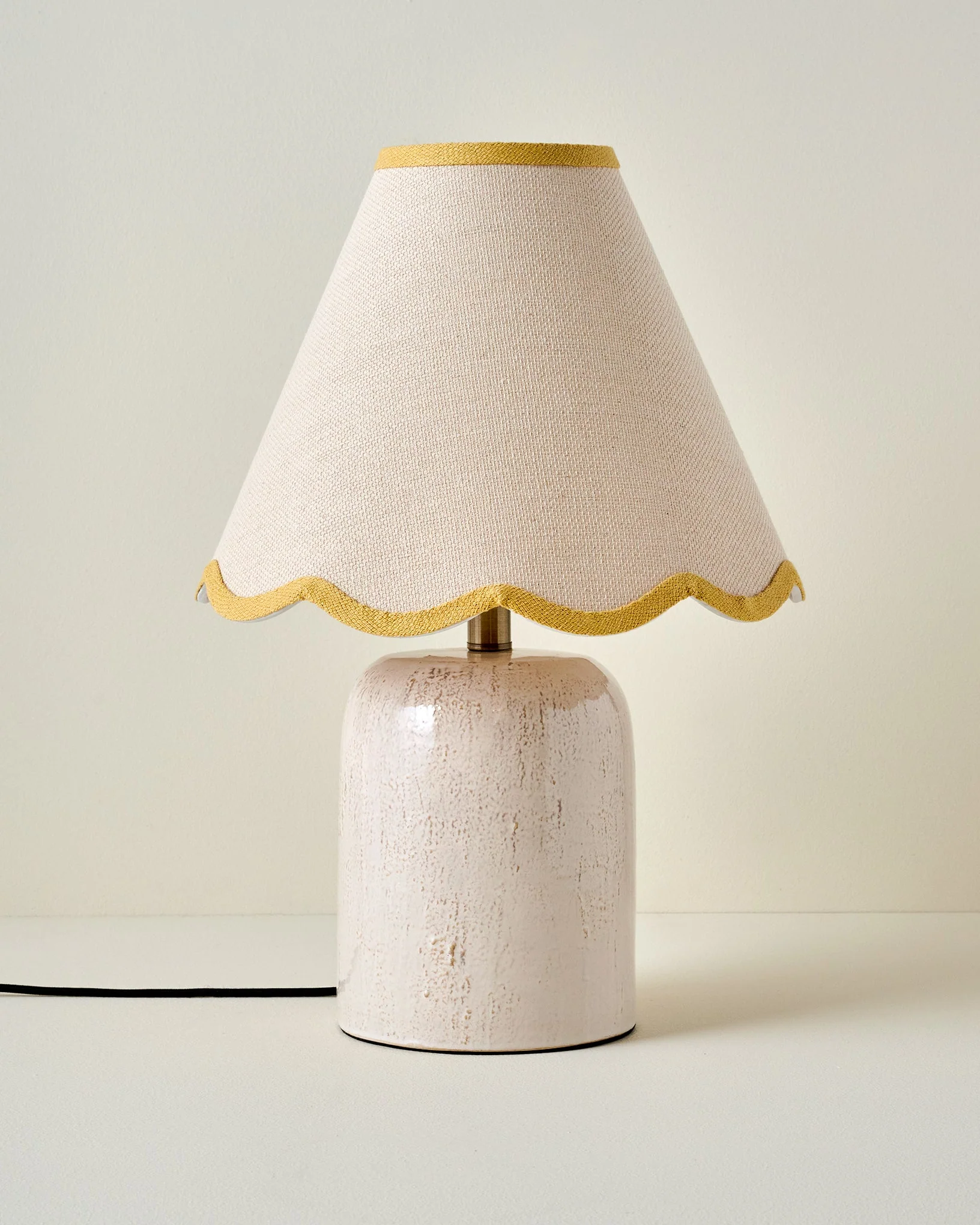 Farrah Table Lamp - Textured Cream - Image 9