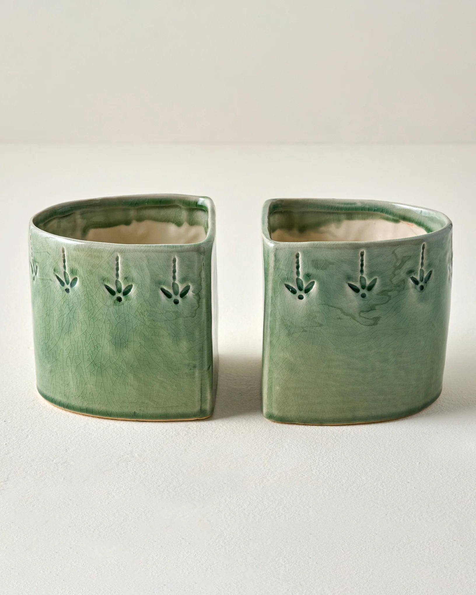 Floral Debossed Bookends - Image 2