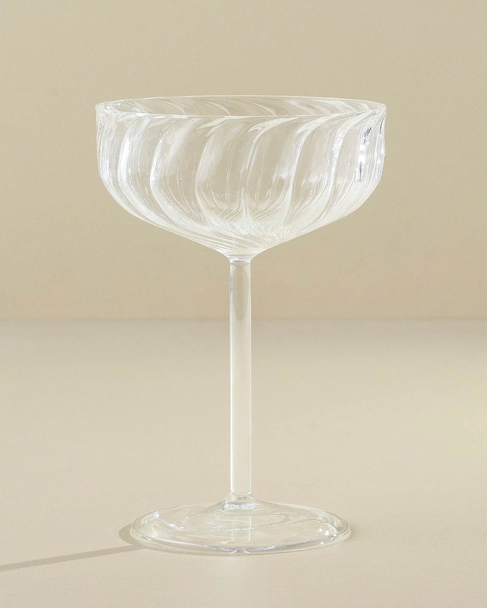 Fluted Coupe Glass - Image 2