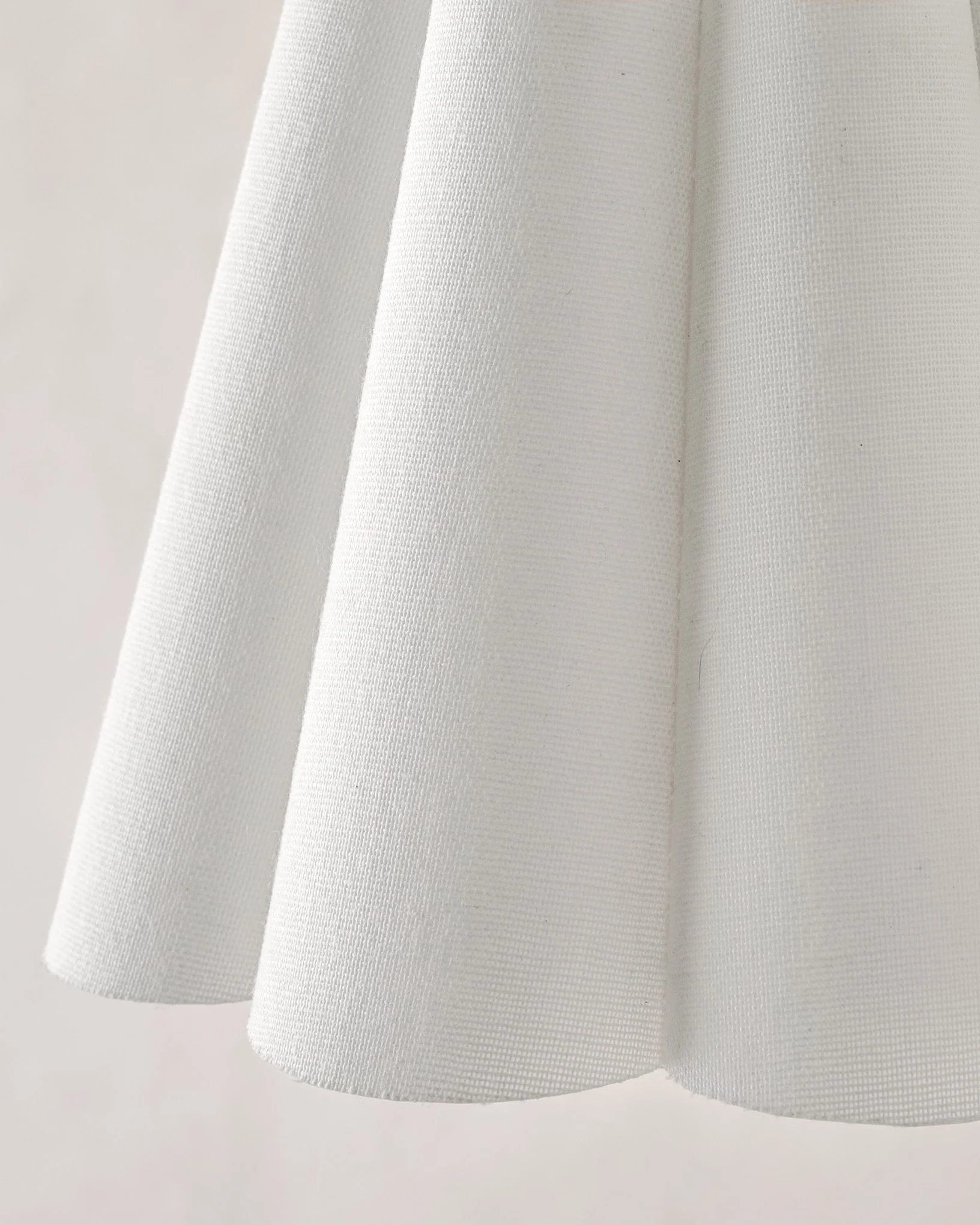 Odette Linen Scallop Wired Sconce - Image 3