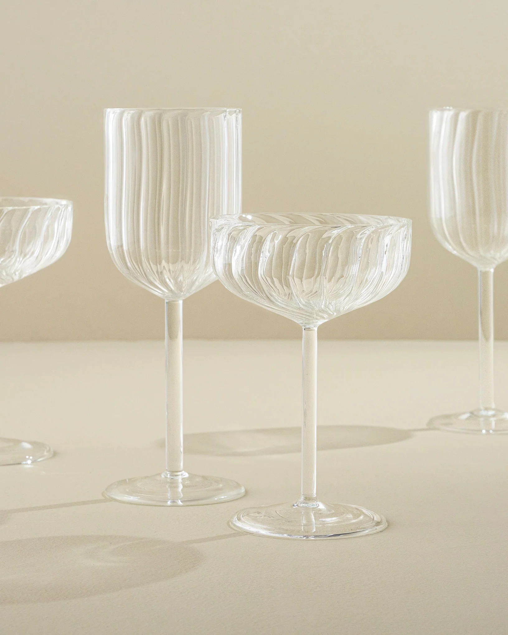Fluted Wine Glass - Image 4