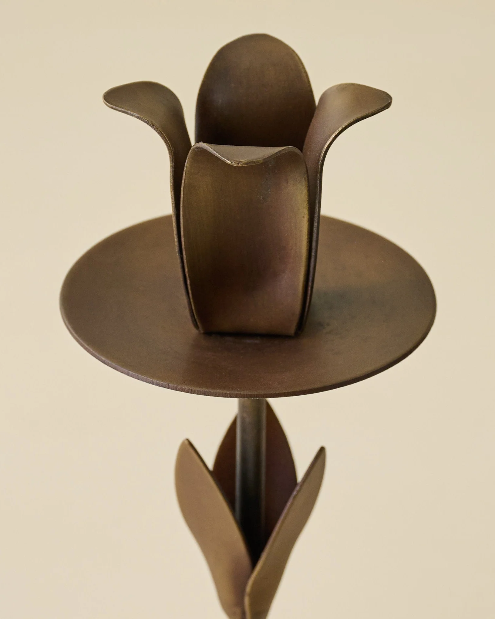 Forged Tulip Candelabra - Image 3