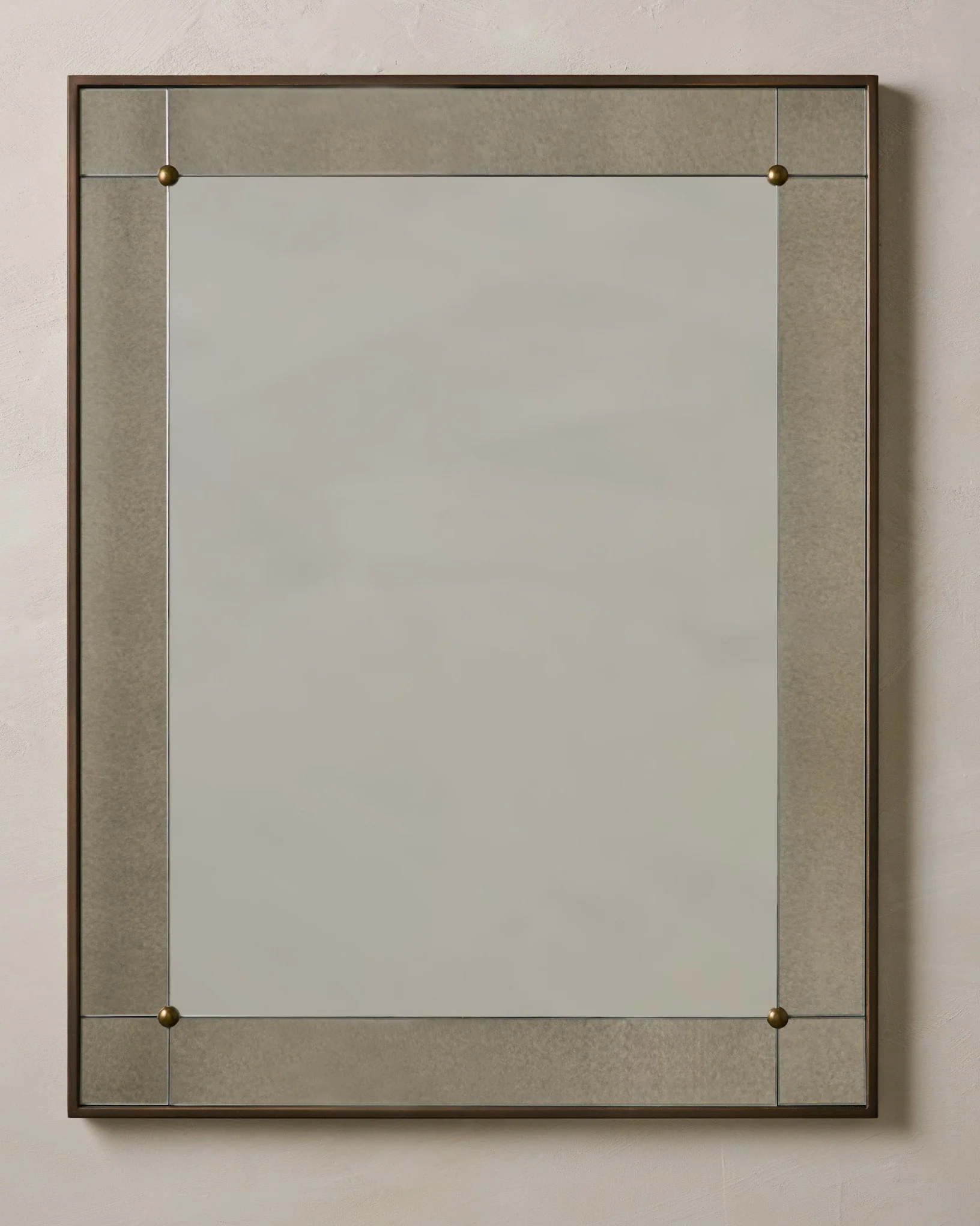 Francis Antiqued Framed Mirror - Image 2