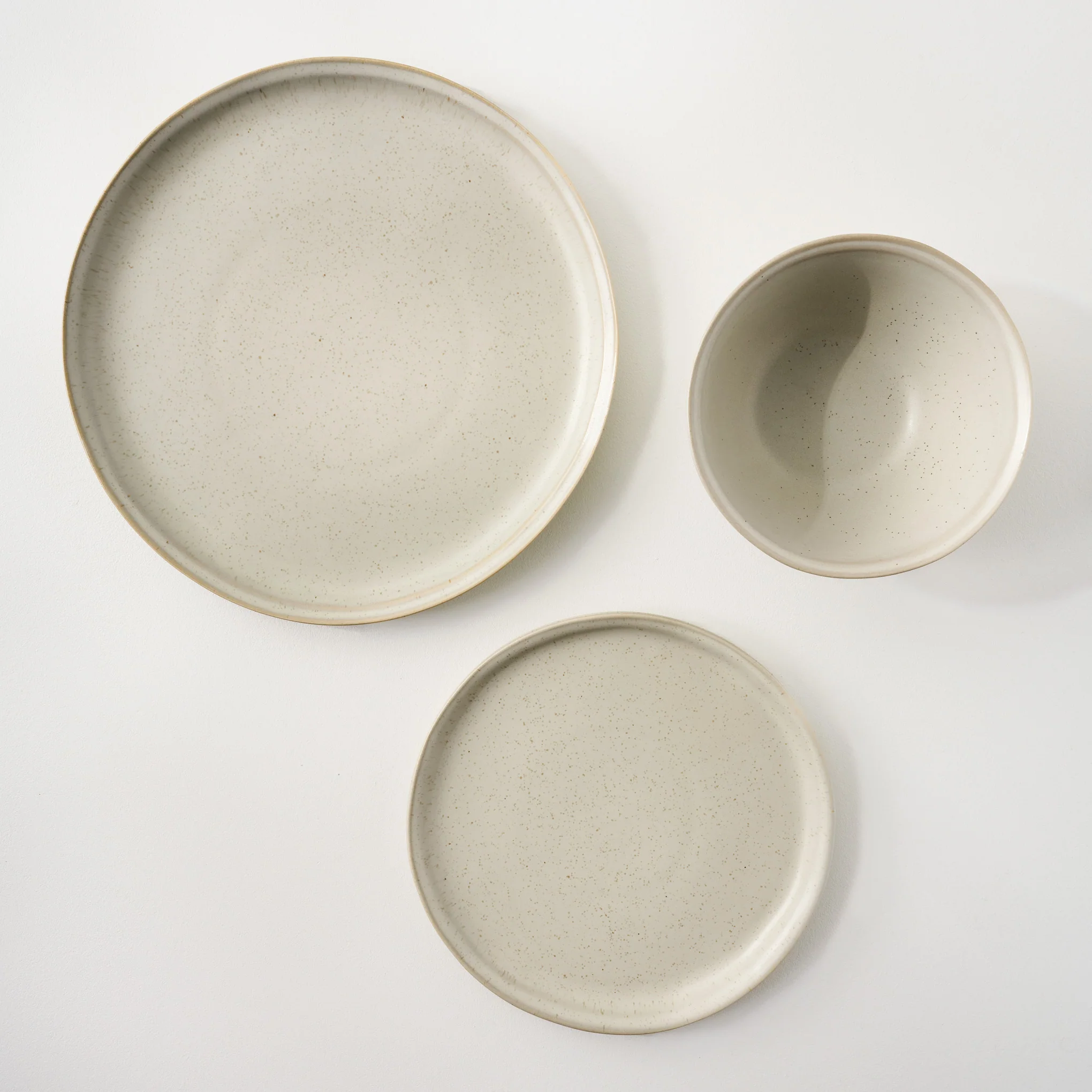 French Grey 3-Piece Place Setting