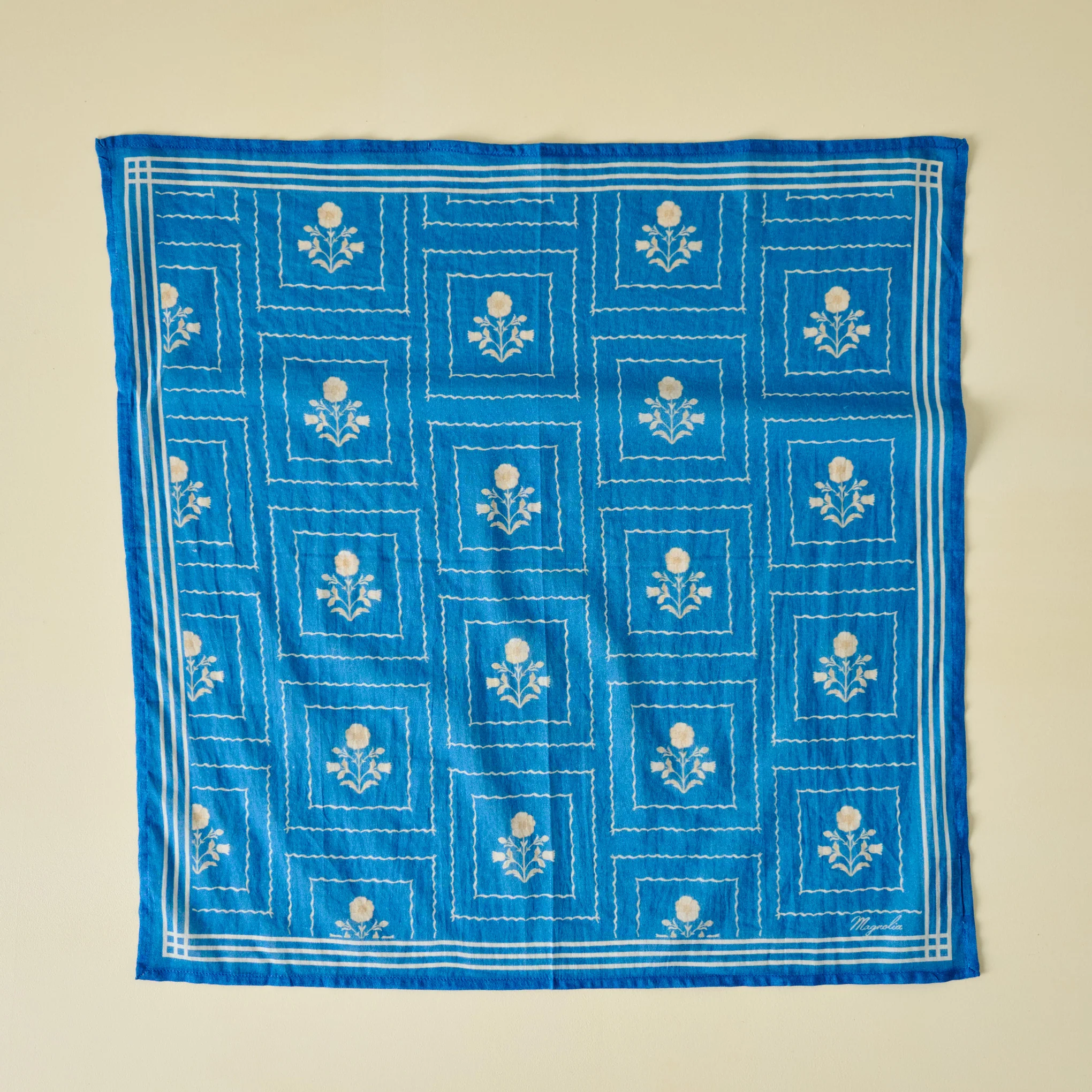 Garden Blue Bandana - Image 2