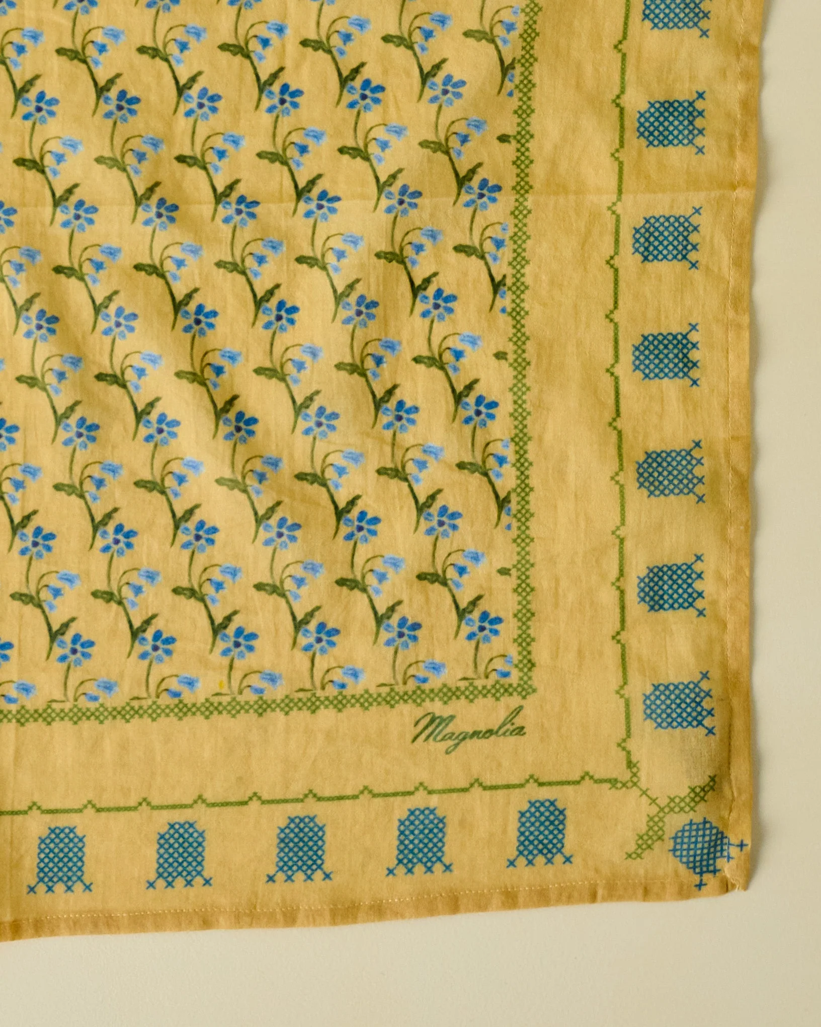 Garden Yellow Bandana - Image 3